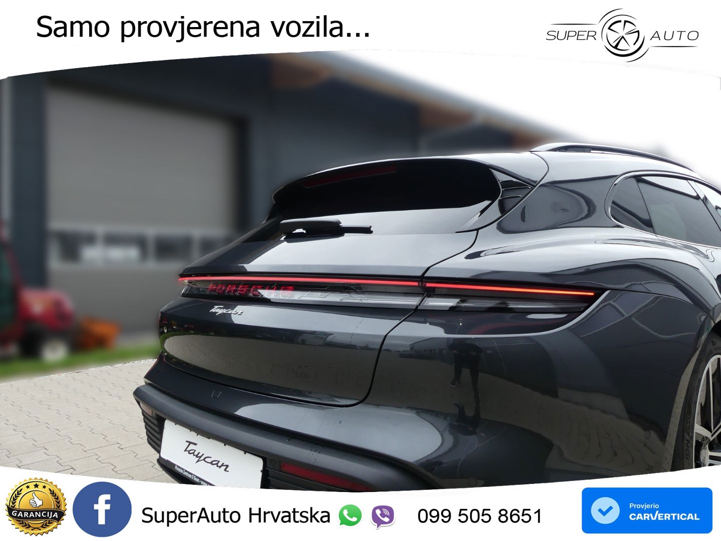 Porsche Taycan Sport Turismo 105 kWh (435 KS)