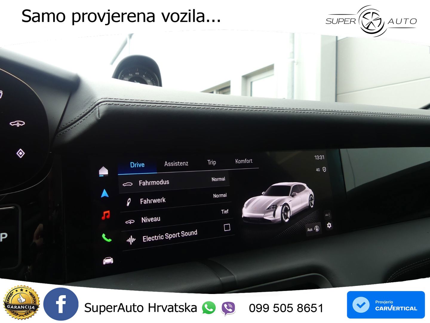 Porsche Taycan Sport Turismo 105 kWh (435 KS)