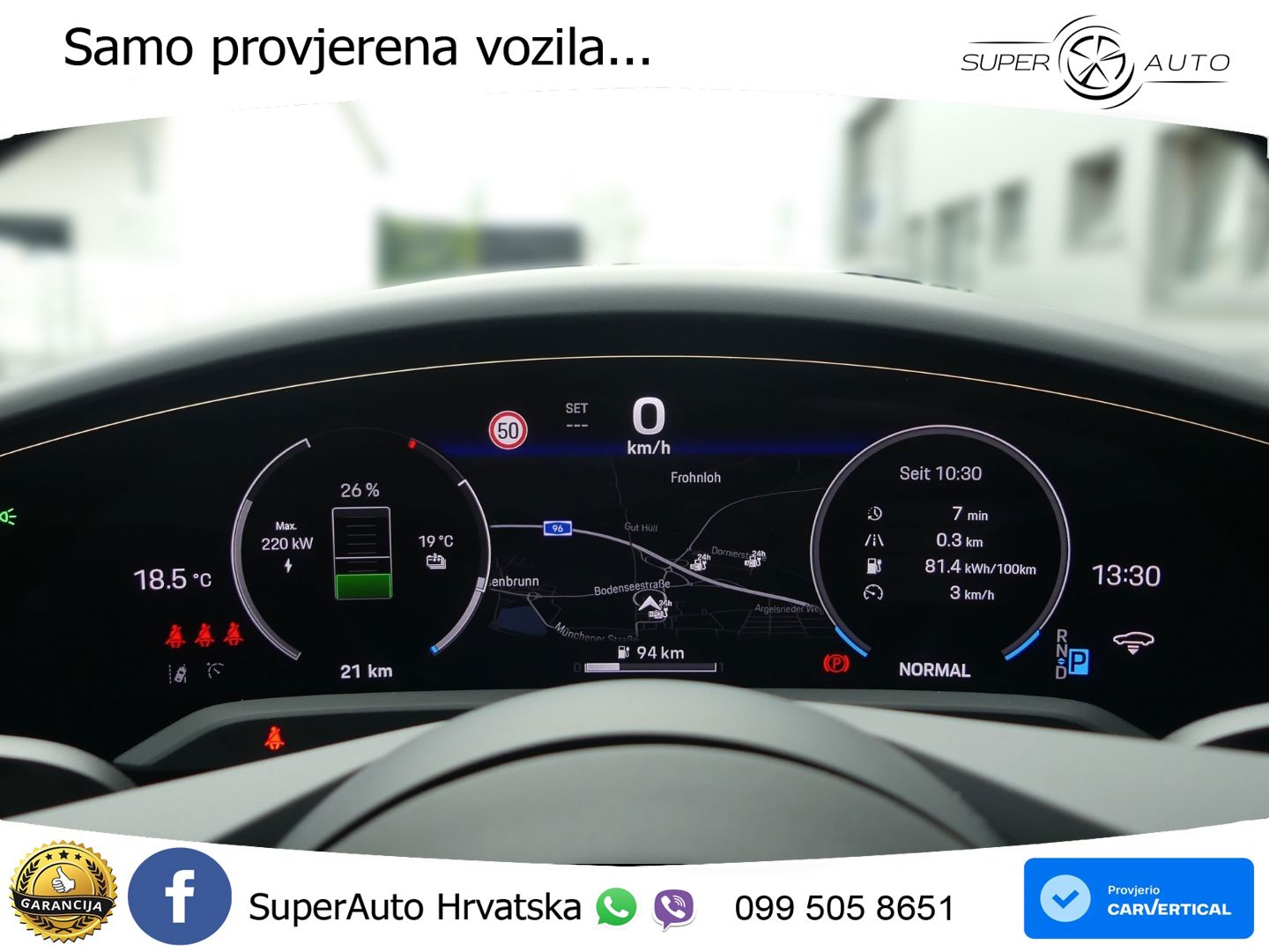 Porsche Taycan Sport Turismo 105 kWh (435 KS)