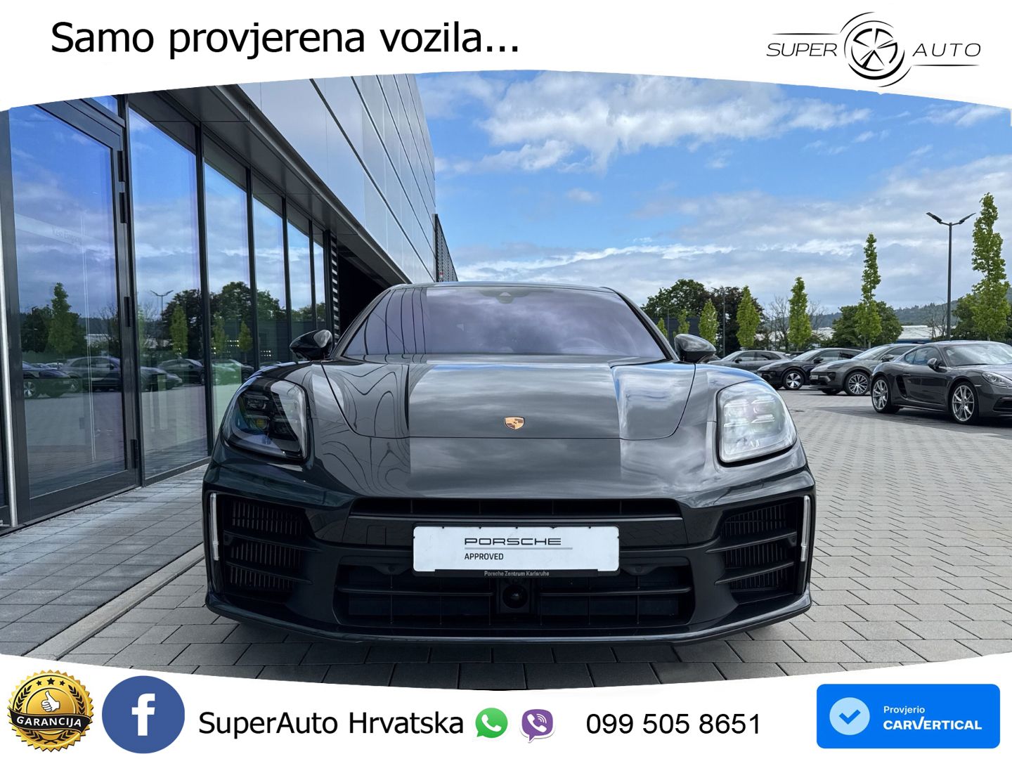 Porsche Panamera 4S 2.9 V6 (544 KS) E-Hybrid PDK ACC+HEAD+4xGR SJED+360+PANO