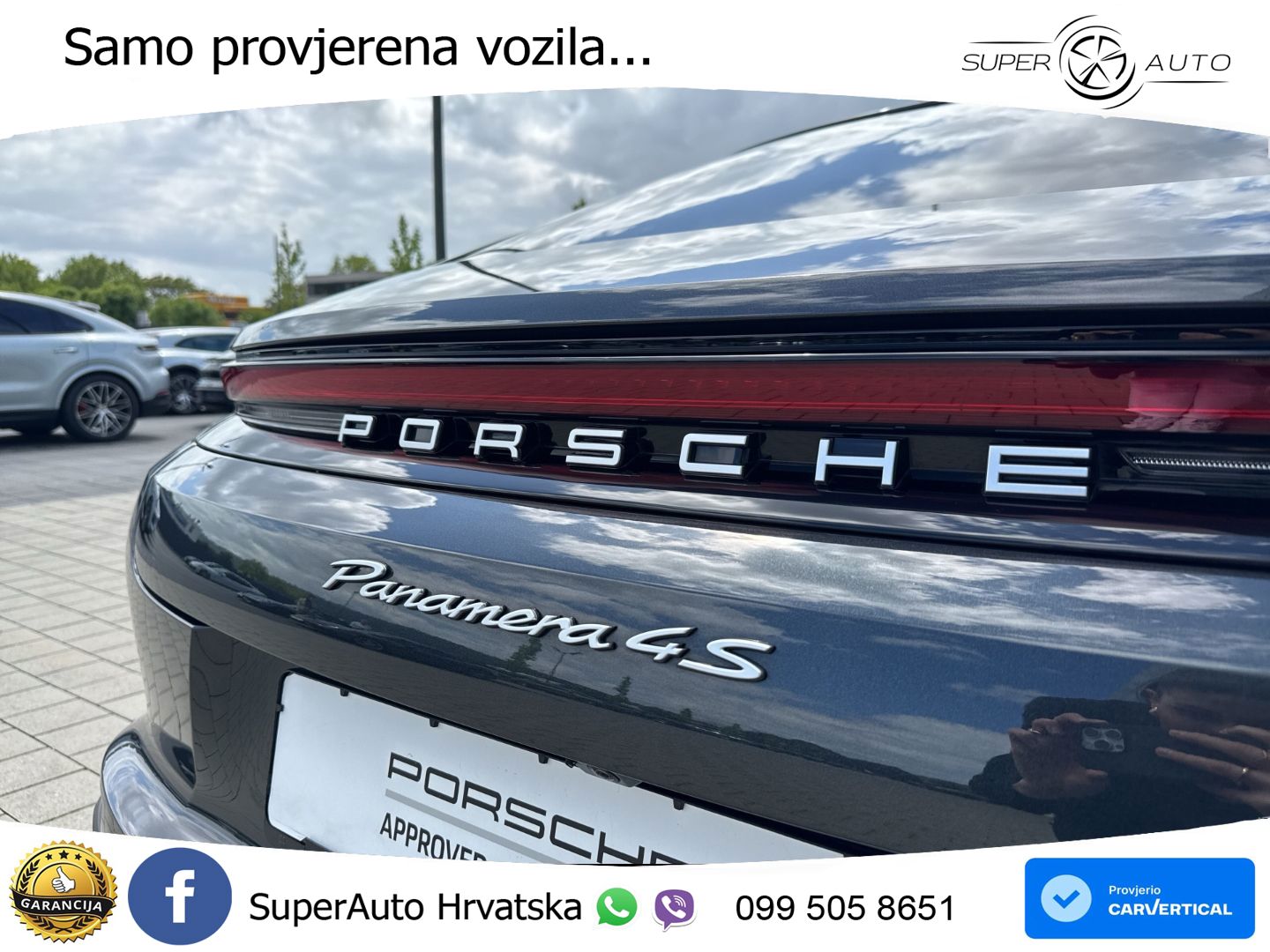 Porsche Panamera 4S 2.9 V6 (544 KS) E-Hybrid PDK ACC+HEAD+4xGR SJED+360+PANO