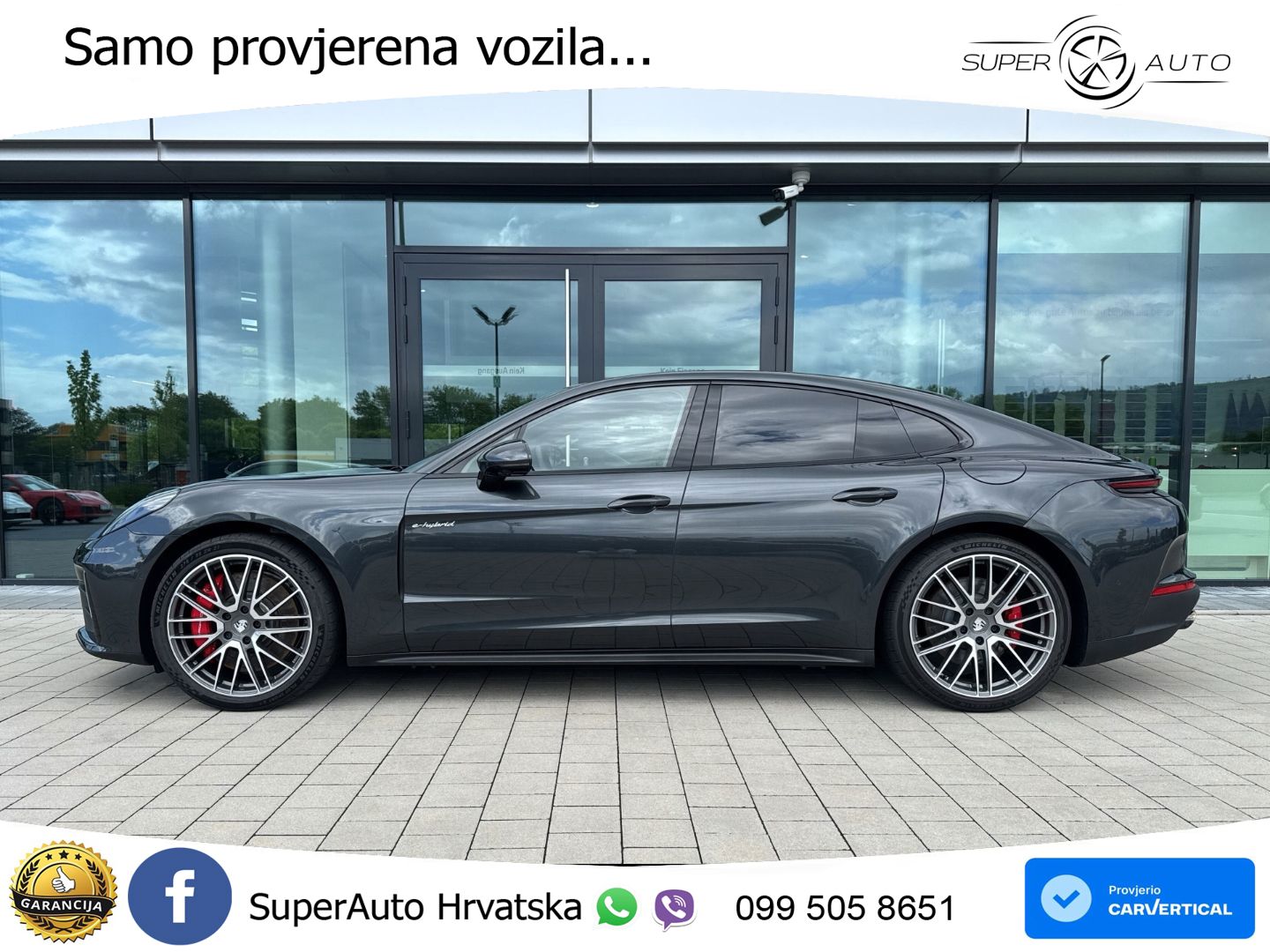 Porsche Panamera 4S 2.9 V6 (544 KS) E-Hybrid PDK ACC+HEAD+4xGR SJED+360+PANO