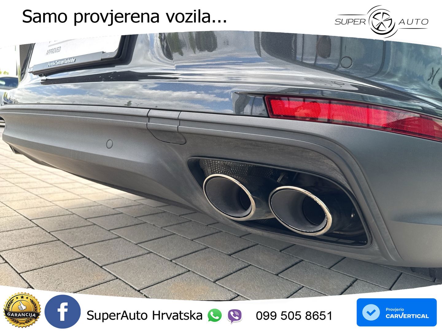 Porsche Panamera 4S 2.9 V6 (544 KS) E-Hybrid PDK ACC+HEAD+4xGR SJED+360+PANO