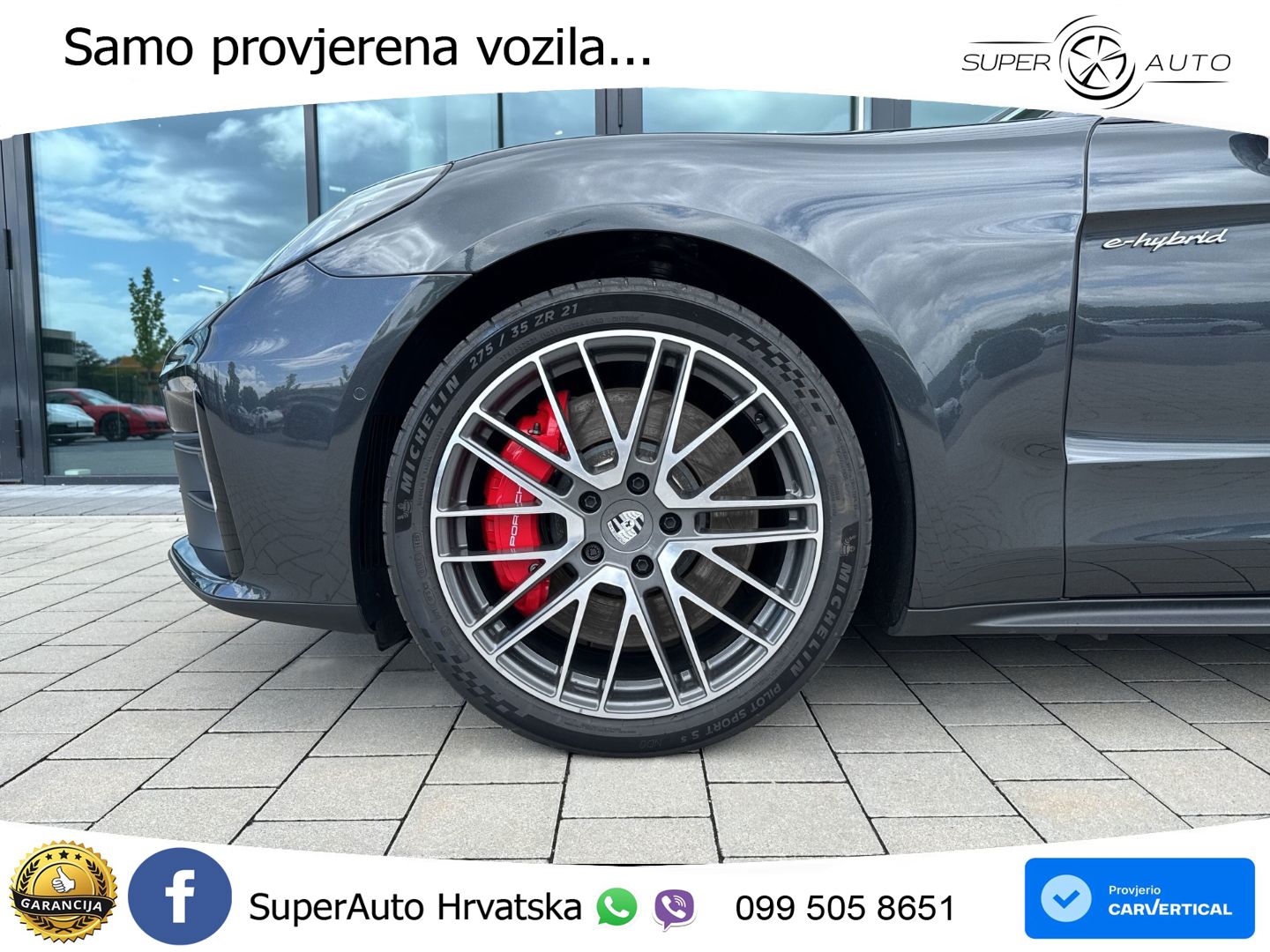Porsche Panamera 4S 2.9 V6 (544 KS) E-Hybrid PDK ACC+HEAD+4xGR SJED+360+PANO