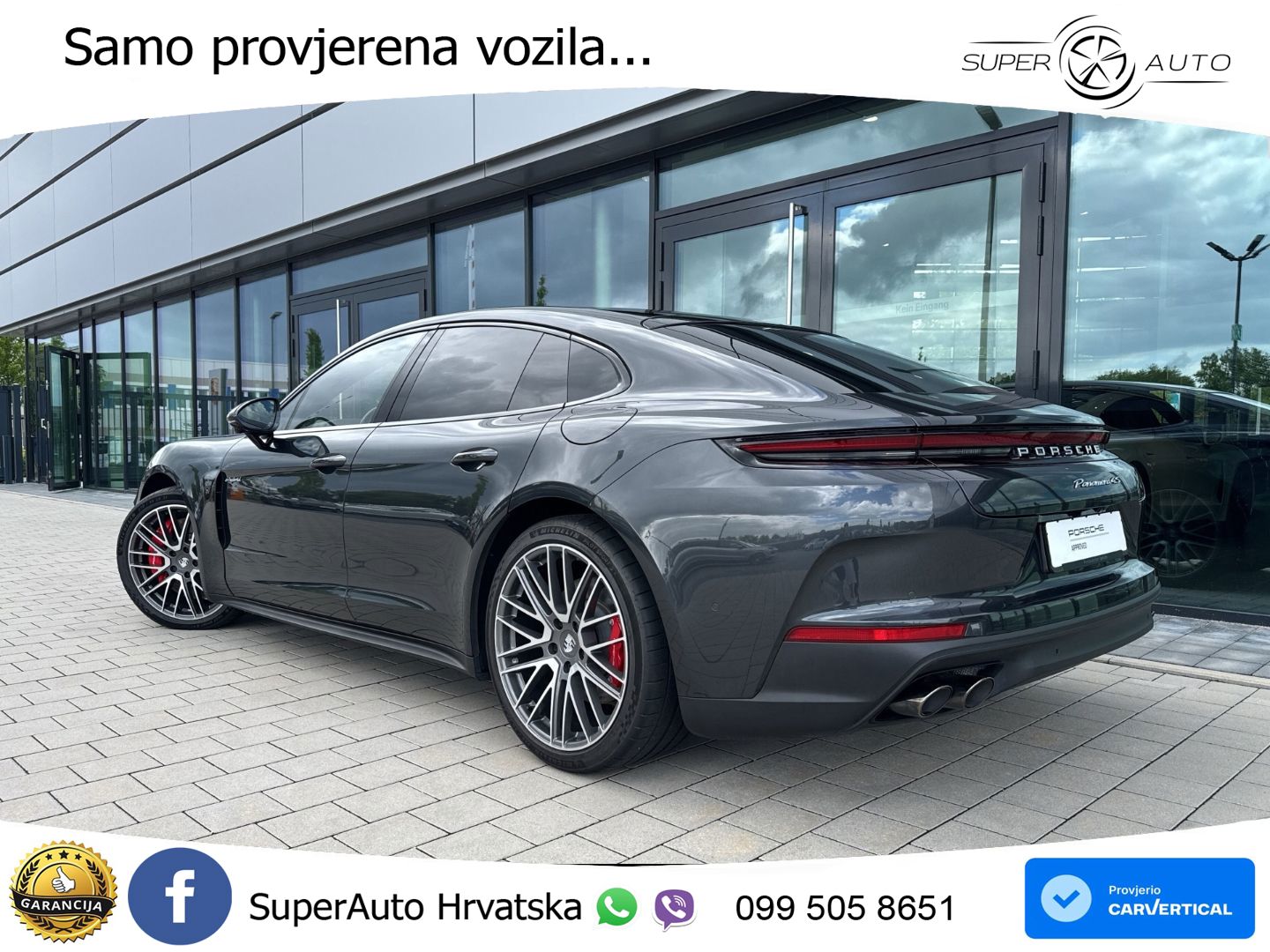 Porsche Panamera 4S 2.9 V6 (544 KS) E-Hybrid PDK ACC+HEAD+4xGR SJED+360+PANO