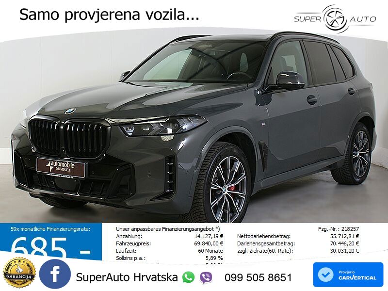 BMW X5 30d (298 KS) xDrive Steptronic LED+GR SJED+ACC