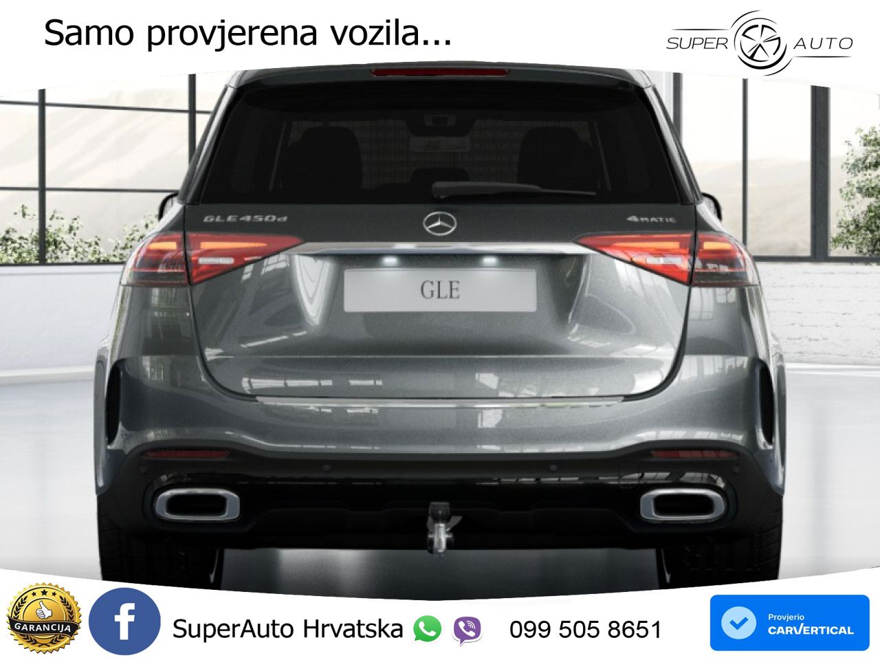 Mercedes GLE 450d (367 KS) EQ Boost 4MATIC 9G-TRONIC AMG LED+GR SJED+ACC
