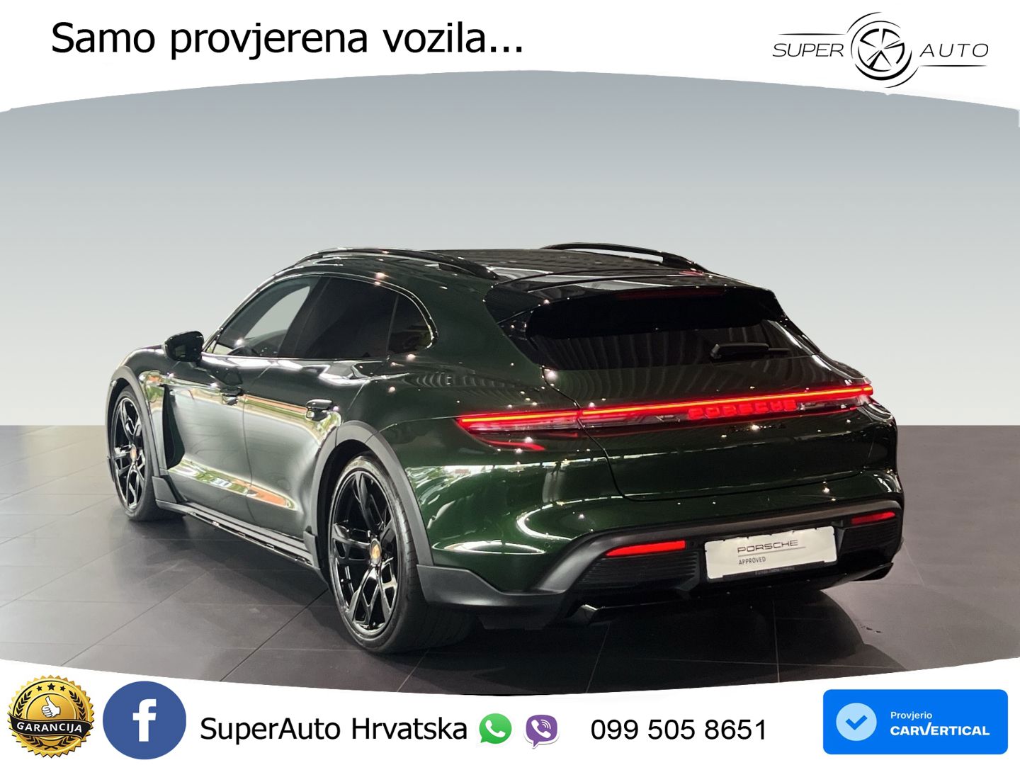 Porsche Taycan Cross Turismo 4S 105 kWh (598 KS)
