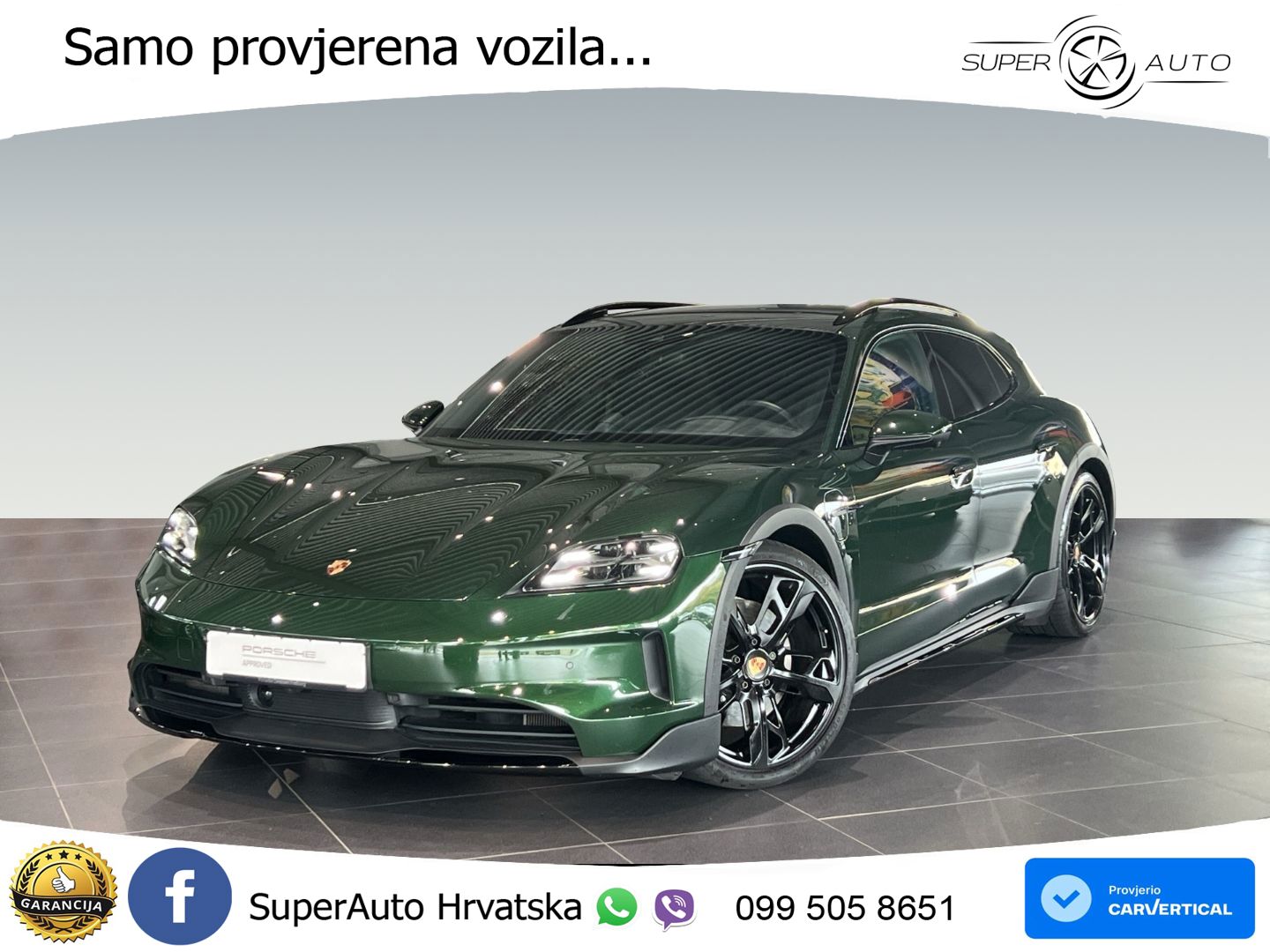 Porsche Taycan Cross Turismo 4S 105 kWh (598 KS)
