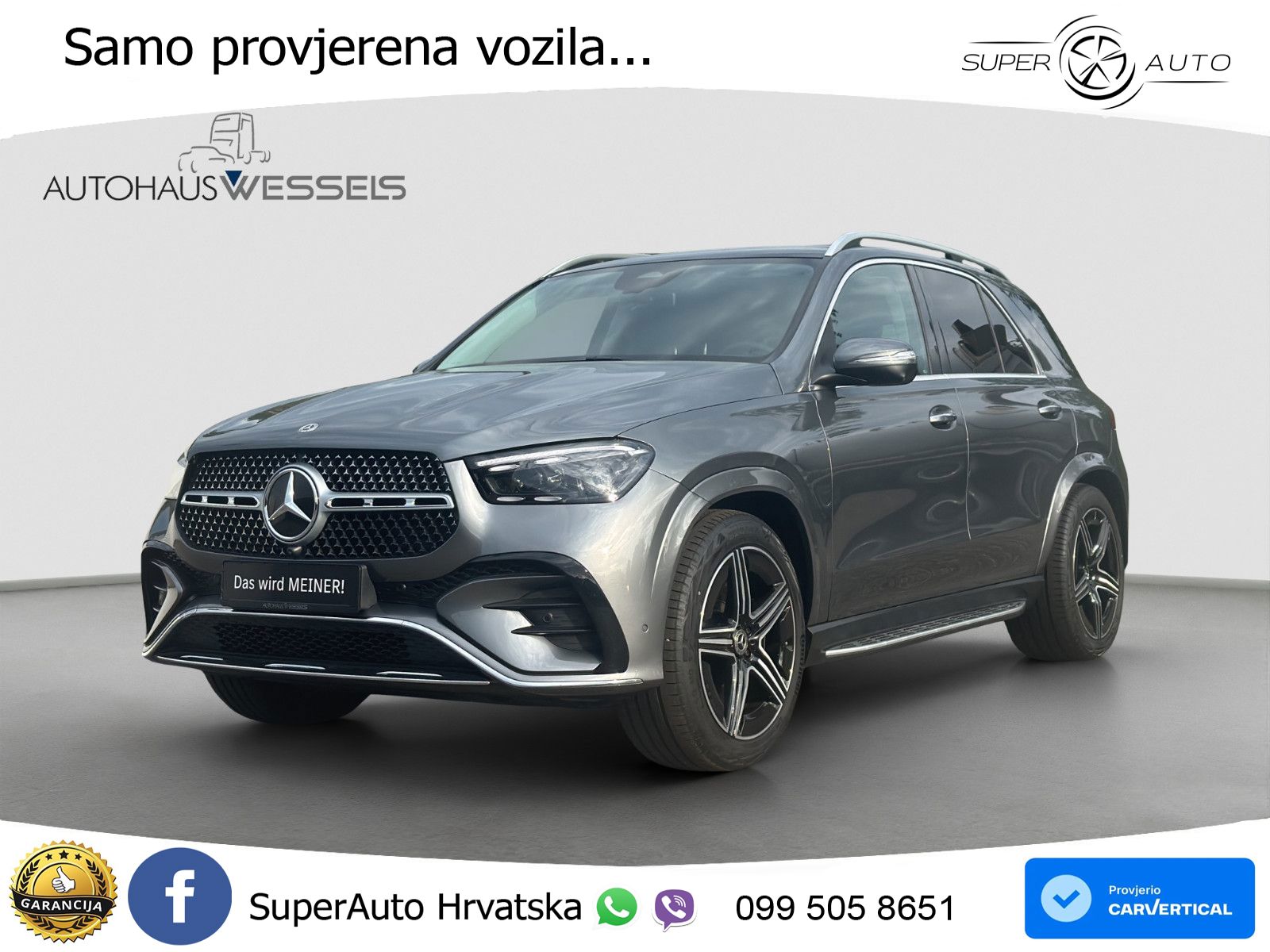 Mercedes GLE 450 3.0 (381 KS) EQ Boost 4MATIC 9G-TRONIC AMG LED+GR SJED+ACC