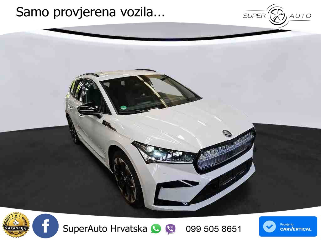 Škoda Enyaq iV 80 82 kWh (204 KS) SportLine LED+GR SJED+ACC