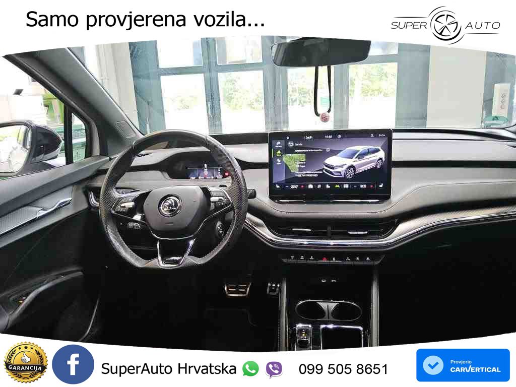 Škoda Enyaq iV 80 82 kWh (204 KS) SportLine LED+GR SJED+ACC