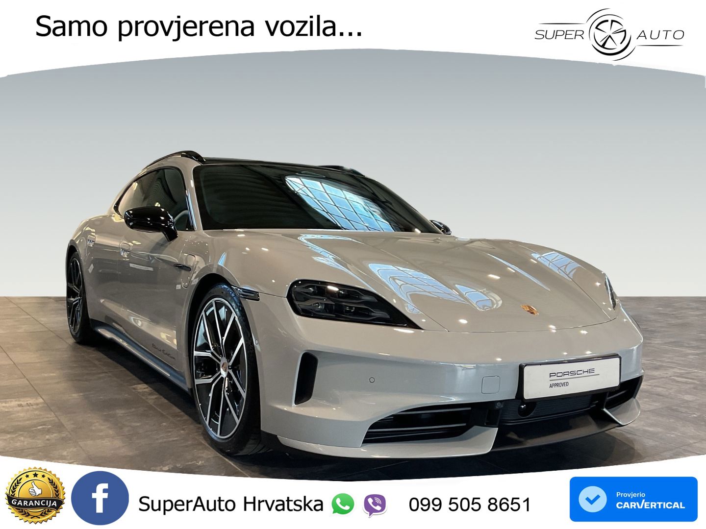 Porsche Taycan Sport Turismo 105 kWh (435 KS)
