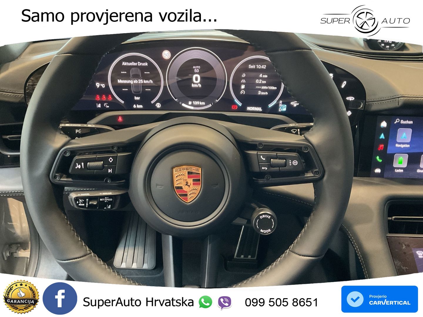 Porsche Taycan Sport Turismo 105 kWh (435 KS)