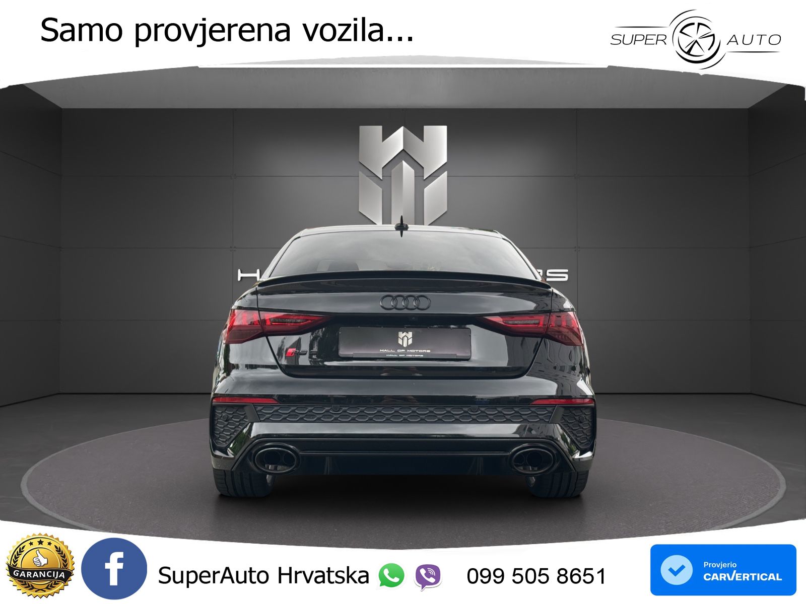 Audi RS3 Sportback 2.5 TFSI (400 KS) quattro S tronic