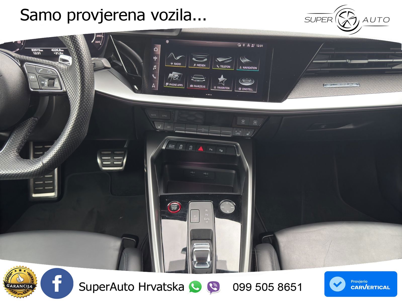 Audi RS3 Sportback 2.5 TFSI (400 KS) quattro S tronic