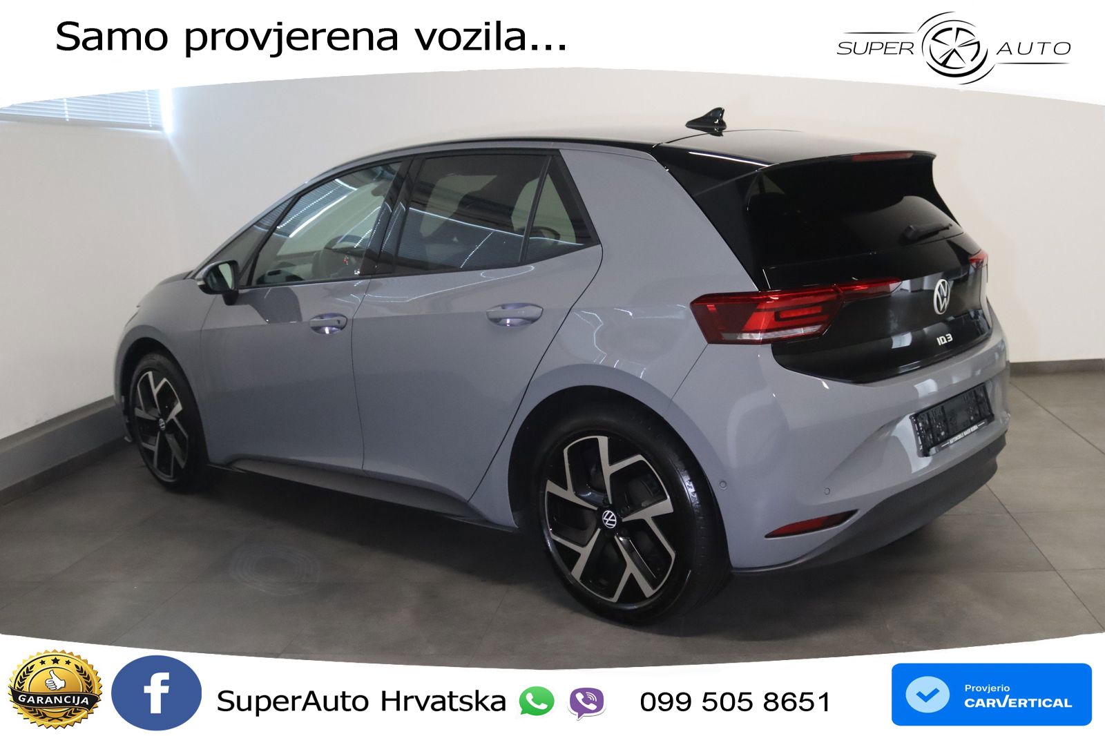 Volkswagen ID.3 Pro 62 kWh (204 KS) LED+GR SJED+ACC