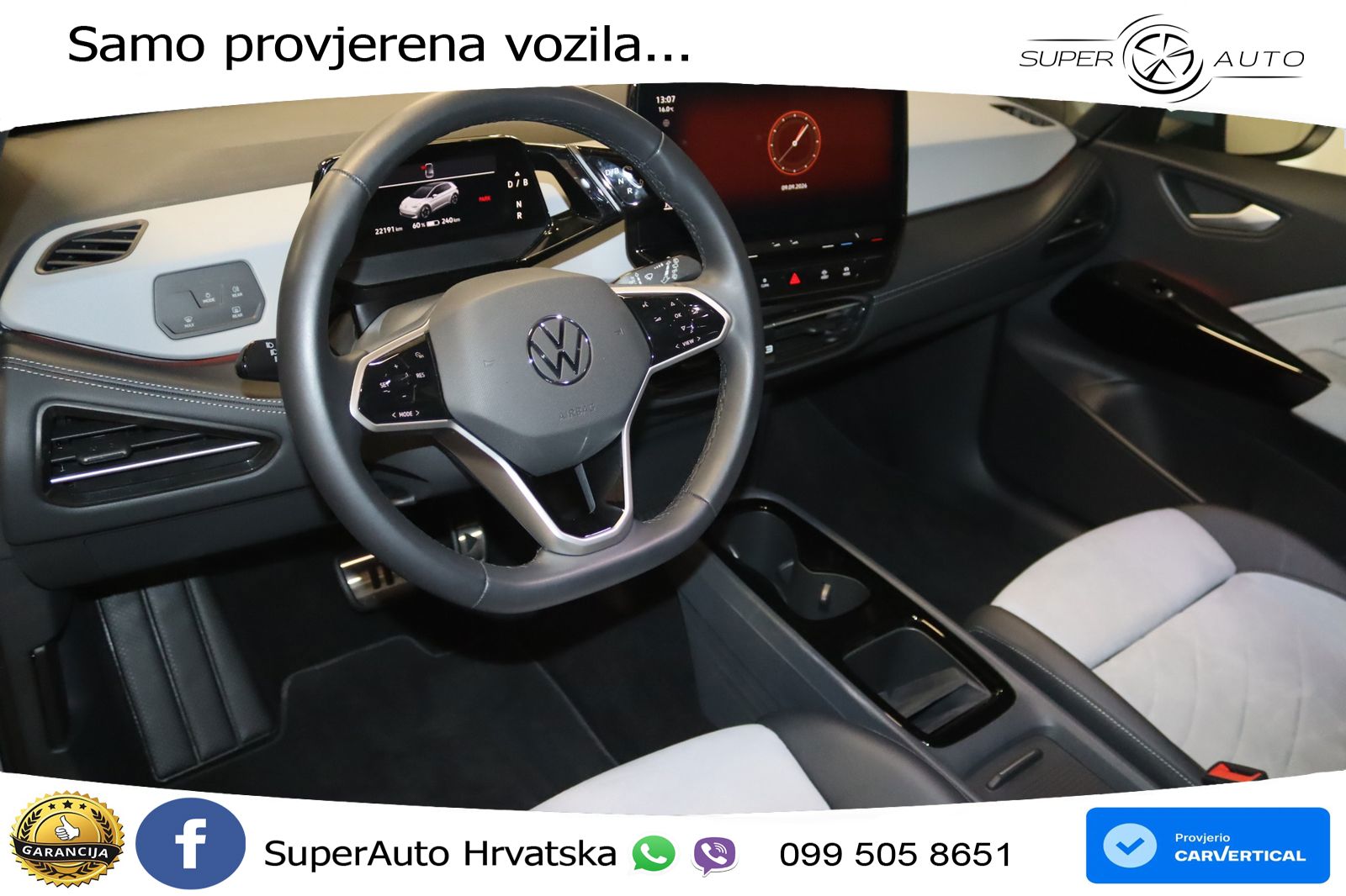 Volkswagen ID.3 Pro 62 kWh (204 KS) LED+GR SJED+ACC