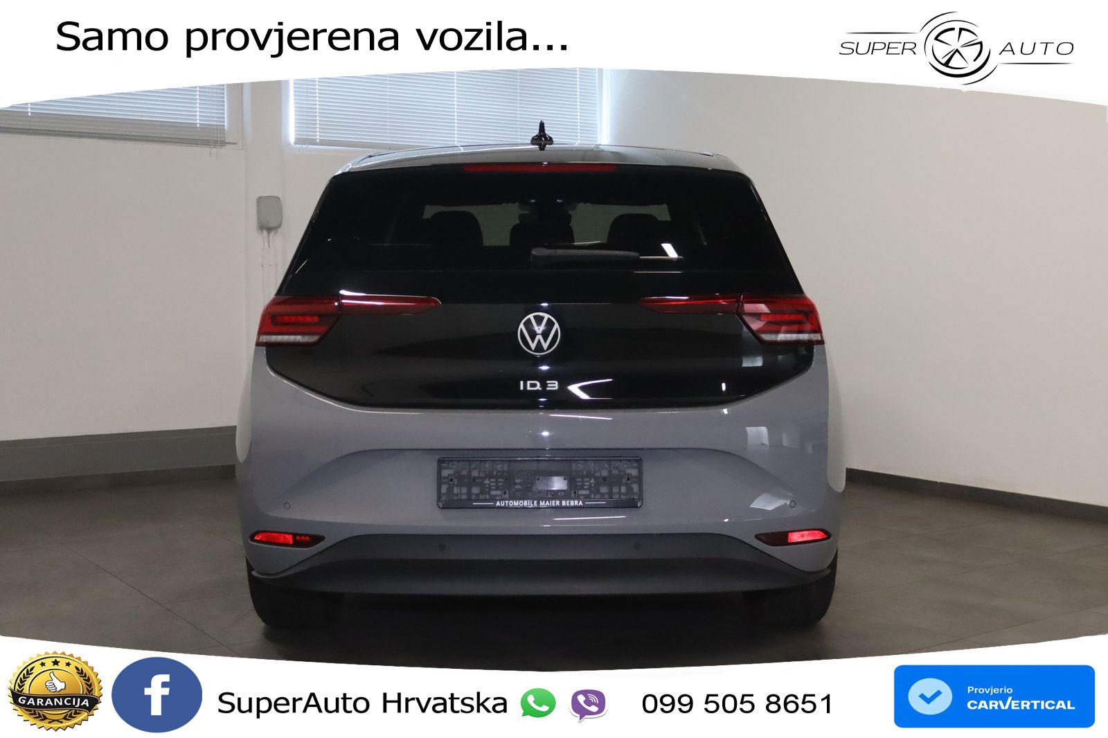 Volkswagen ID.3 Pro 62 kWh (204 KS) LED+GR SJED+ACC