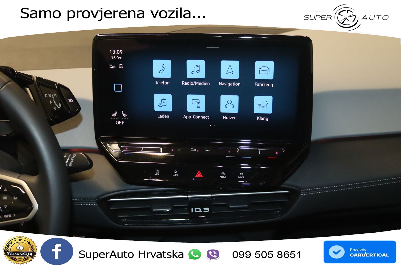 Volkswagen ID.3 Pro 62 kWh (204 KS) LED+GR SJED+ACC