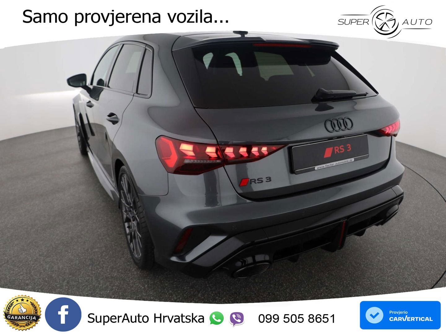Audi RS3 Sedan 2.5 TFSI (400 KS) quattro S tronic LED+GR SJED+ACC