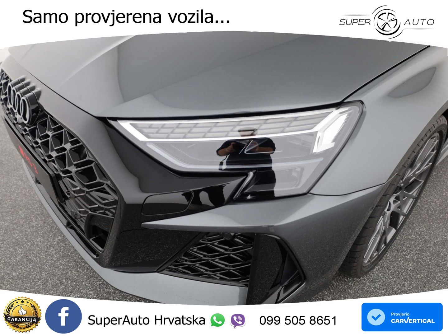 Audi RS3 Sedan 2.5 TFSI (400 KS) quattro S tronic LED+GR SJED+ACC