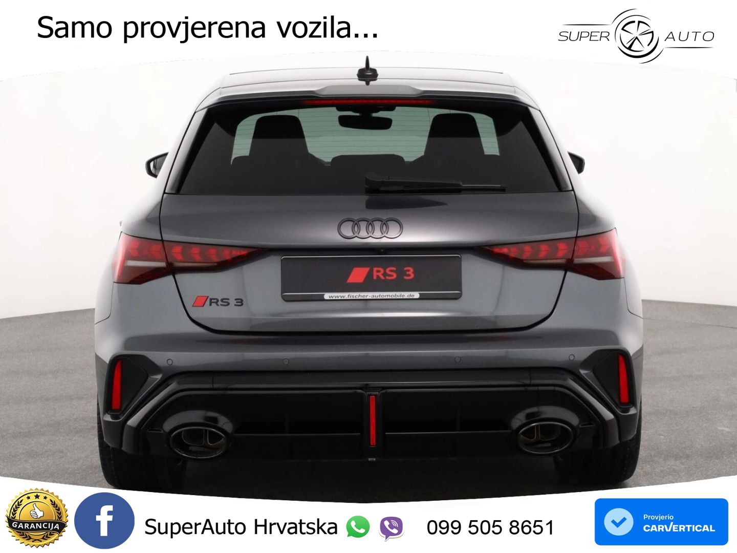 Audi RS3 Sedan 2.5 TFSI (400 KS) quattro S tronic LED+GR SJED+ACC