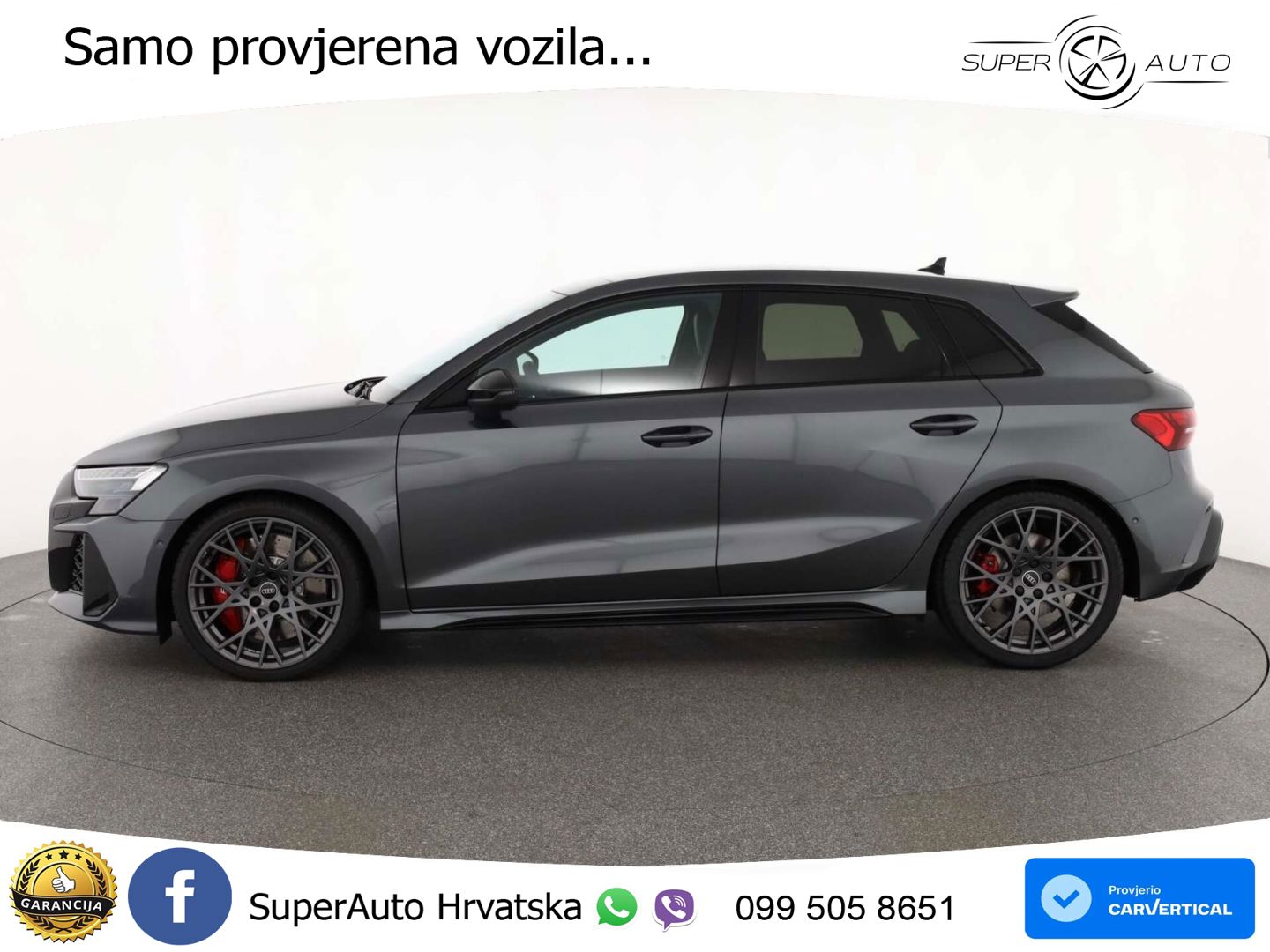 Audi RS3 Sedan 2.5 TFSI (400 KS) quattro S tronic LED+GR SJED+ACC