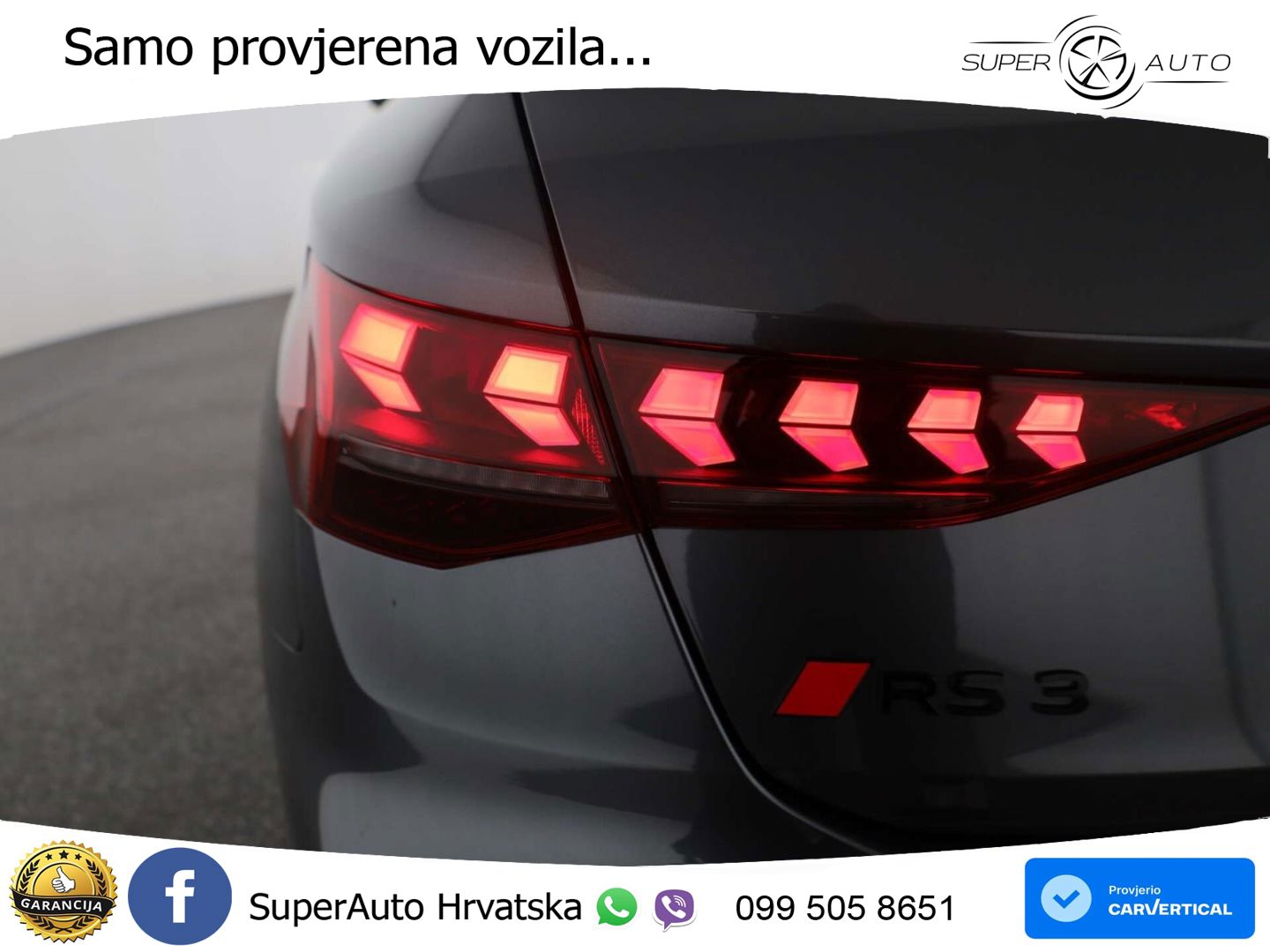 Audi RS3 Sedan 2.5 TFSI (400 KS) quattro S tronic LED+GR SJED+ACC