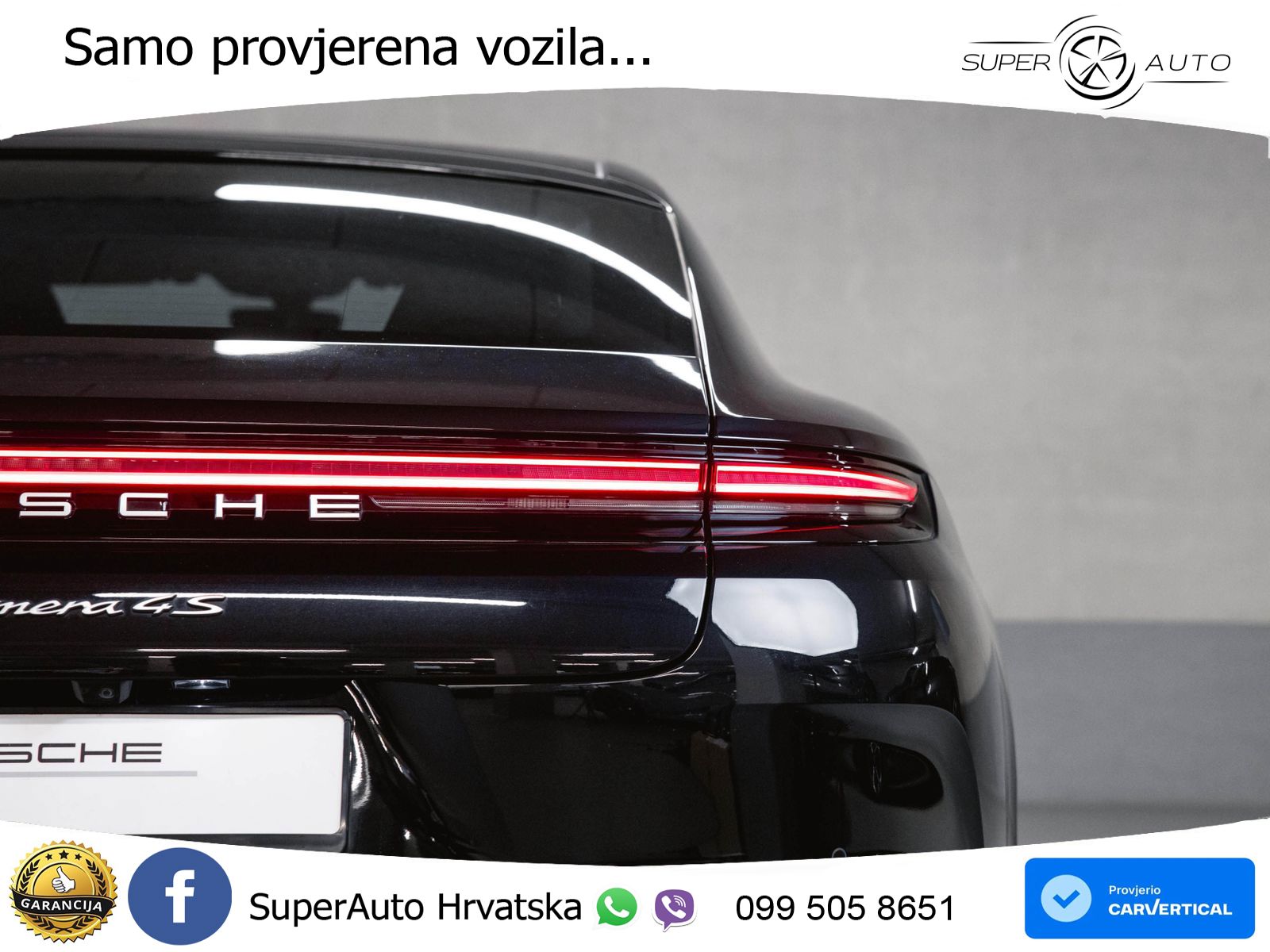 Porsche Panamera 4S 2.9 V6 (544 KS) E-Hybrid PDK ACC+HEAD+4xGR SJED+360+PANO