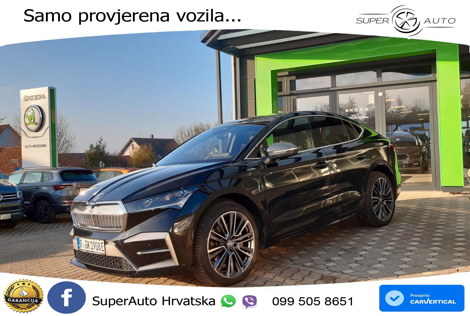 Škoda Enyaq Coupe 85x 82 kWh (286 KS) AWD LED+GR SJED+ACC
