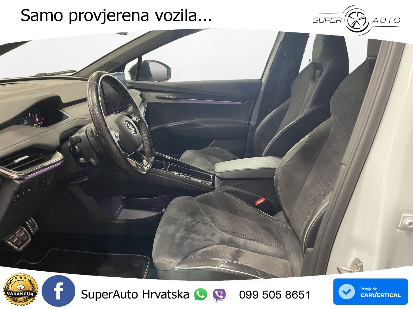 Škoda Enyaq iV 80 82 kWh (204 KS) SportLine LED+GR SJED+ACC