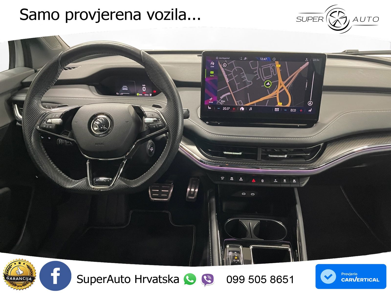 Škoda Enyaq iV 80 82 kWh (204 KS) SportLine LED+GR SJED+ACC