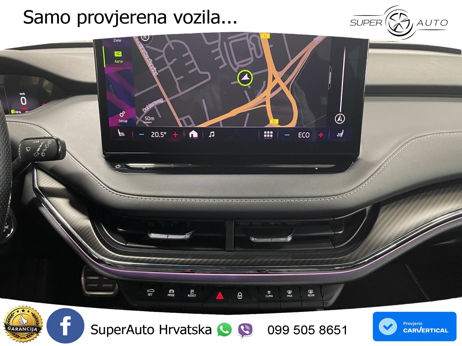 Škoda Enyaq iV 80 82 kWh (204 KS) SportLine LED+GR SJED+ACC