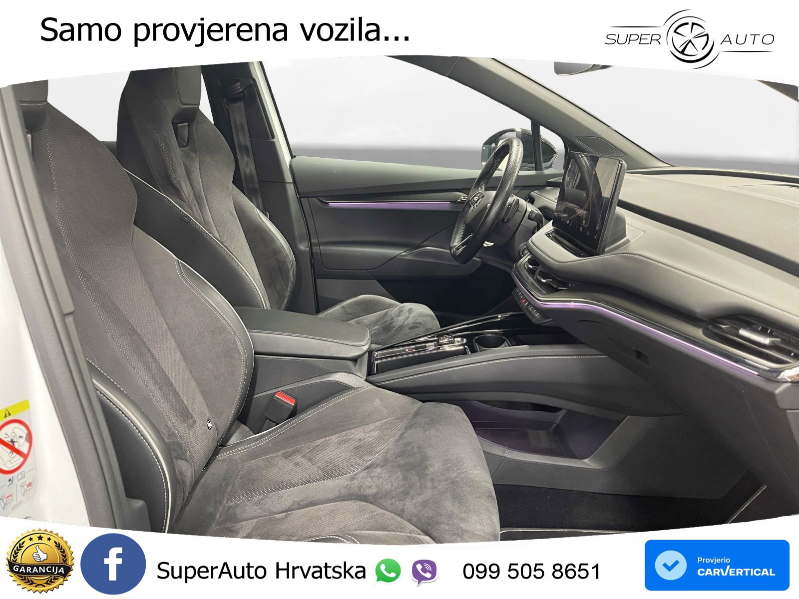 Škoda Enyaq iV 80 82 kWh (204 KS) SportLine LED+GR SJED+ACC