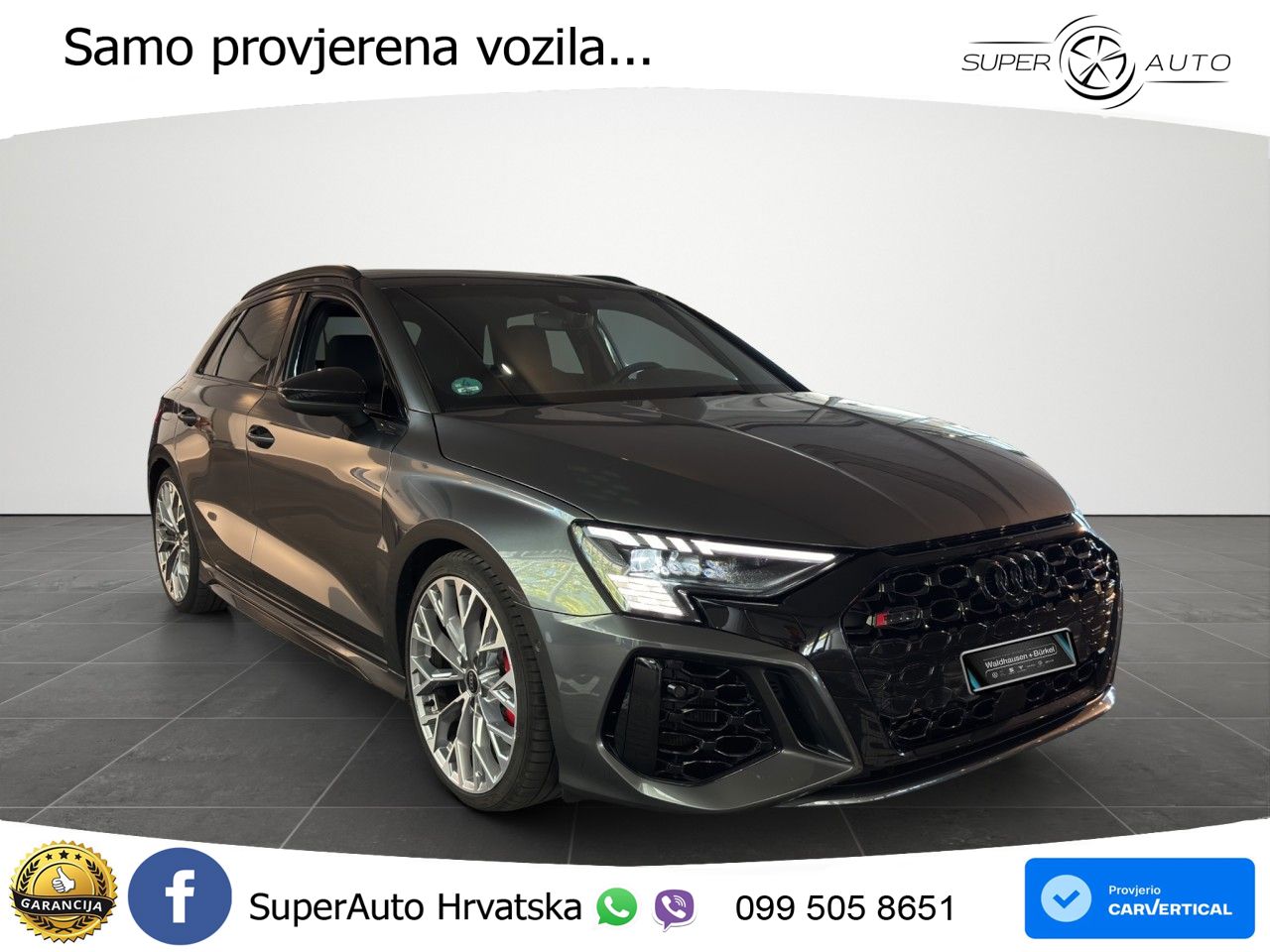 Audi RS3 Sportback 2.5 TFSI (400 KS) quattro S tronic LED+GR SJED+ACC