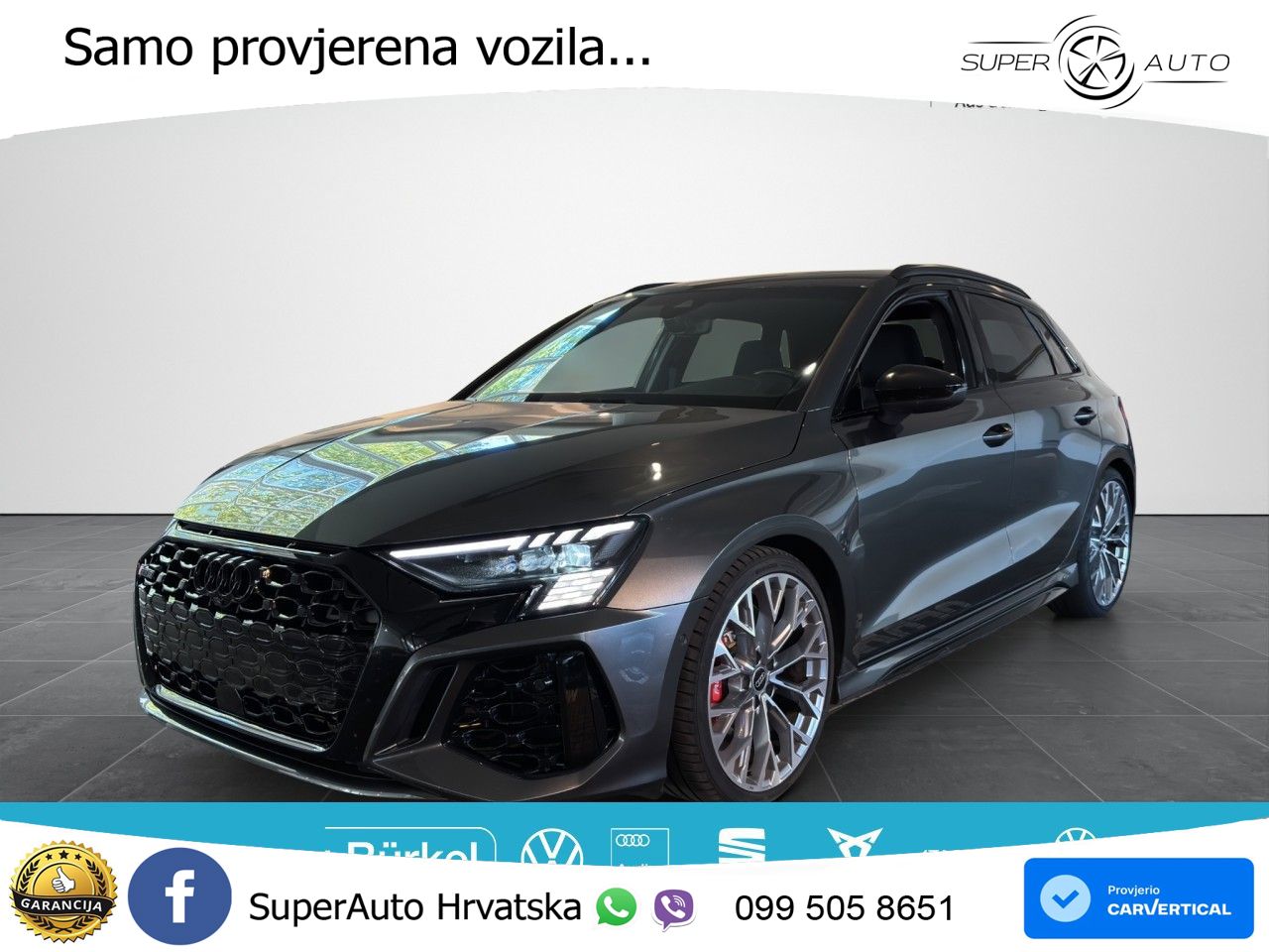 Audi RS3 Sportback 2.5 TFSI (400 KS) quattro S tronic LED+GR SJED+ACC