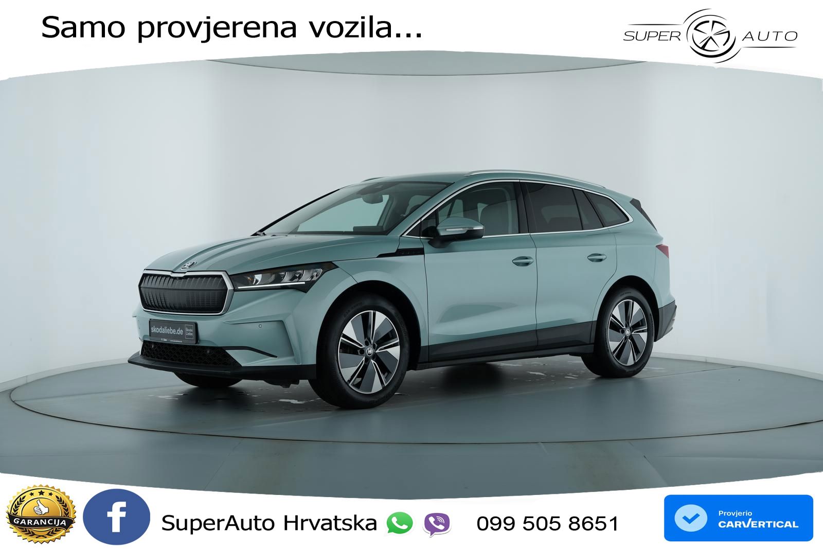 Škoda Enyaq iV 80 82 kWh (204 KS) Suite LED+GR SJED+ACC