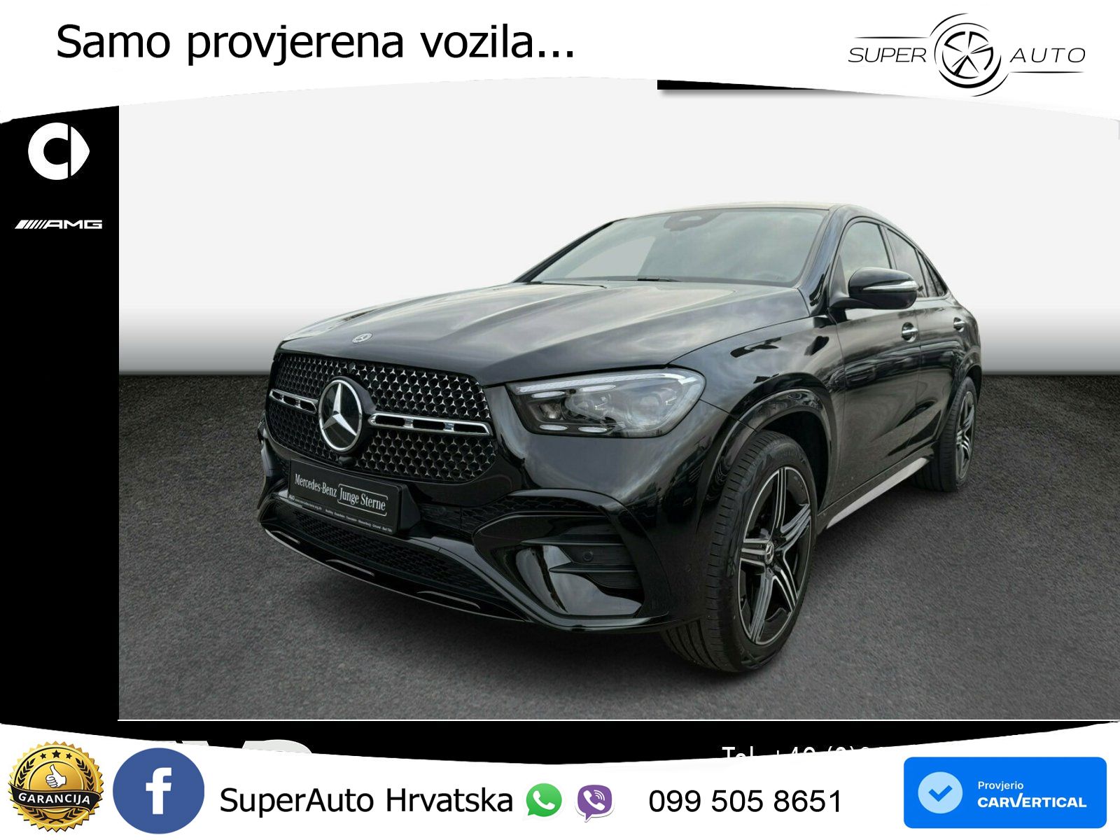 Mercedes GLE Coupe 450d (367 KS) EQ Boost 4MATIC 9G-TRONIC AMG LED+GR SJED+ACC