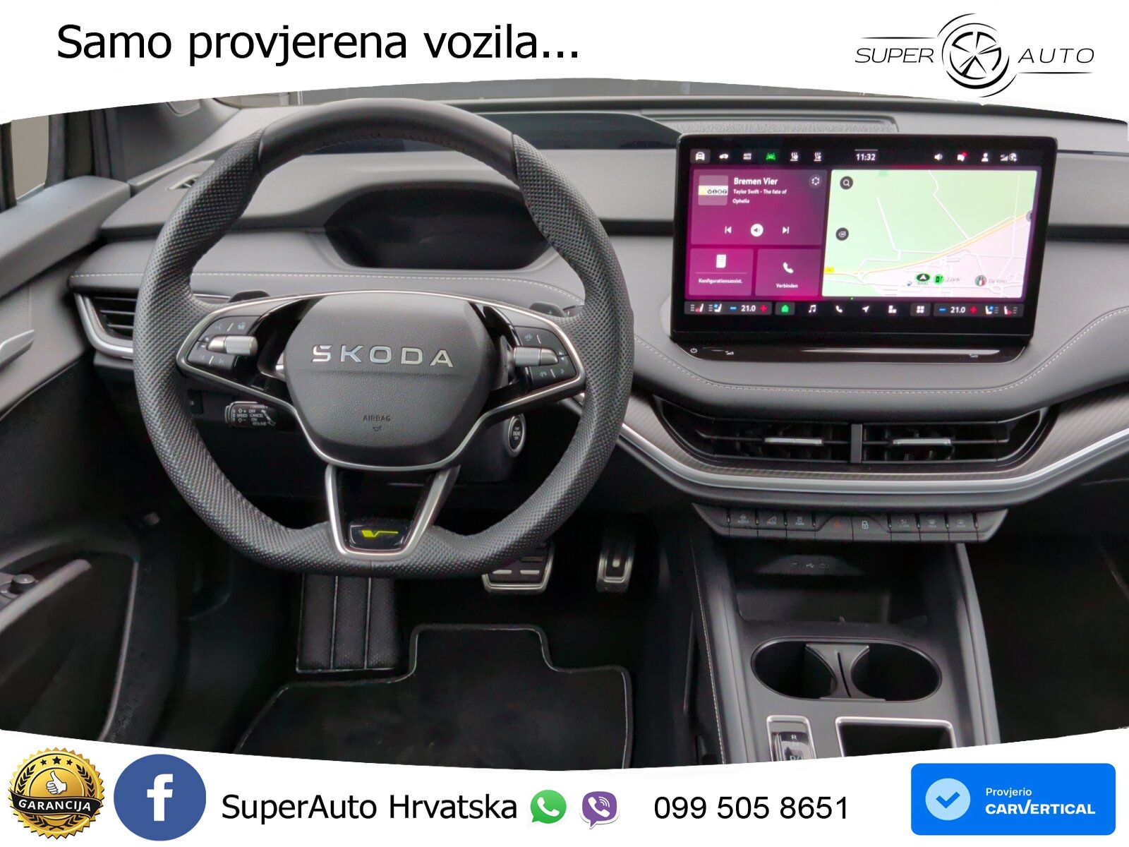 Škoda Enyaq Coupe RS 84 kWh (340 KS) AWD Suite LED+GR SJED+ACC