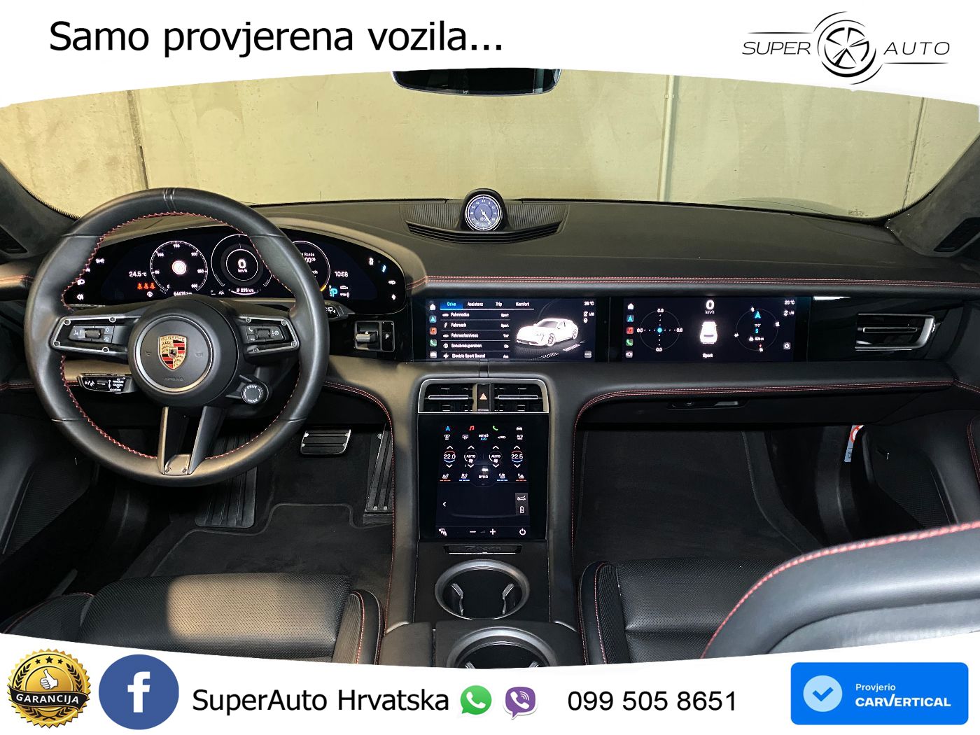 Porsche Taycan Sport Turismo Turbo 93.4 kWh (680 KS)