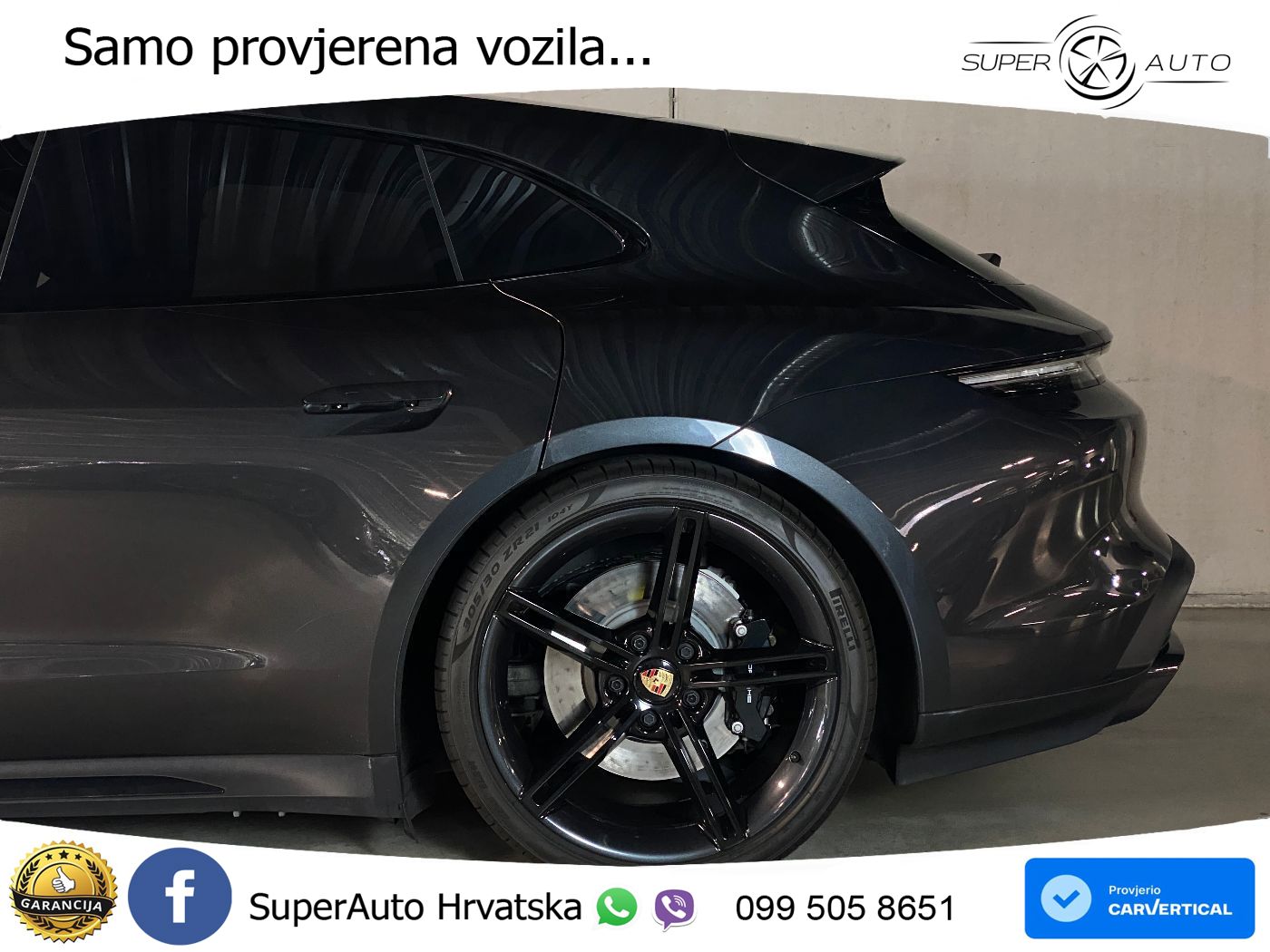 Porsche Taycan Sport Turismo Turbo 93.4 kWh (680 KS)