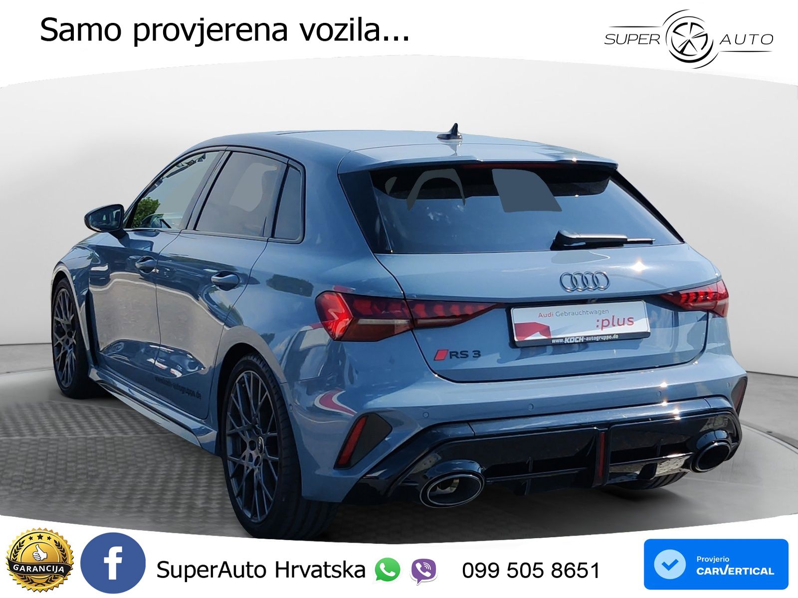 Audi RS3 Sportback 2.5 TFSI (400 KS) quattro S tronic LED+GR SJED+ACC