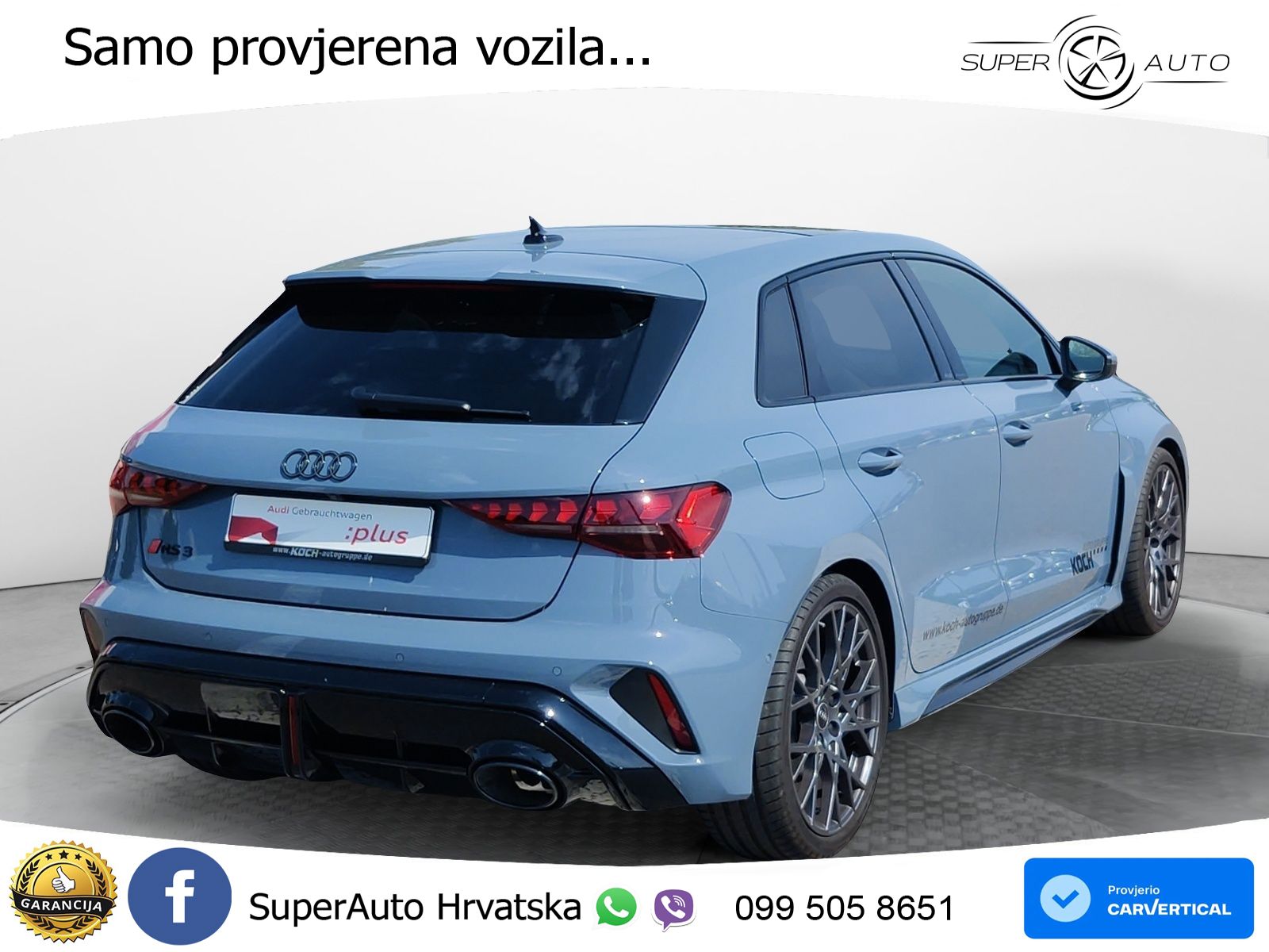 Audi RS3 Sportback 2.5 TFSI (400 KS) quattro S tronic LED+GR SJED+ACC