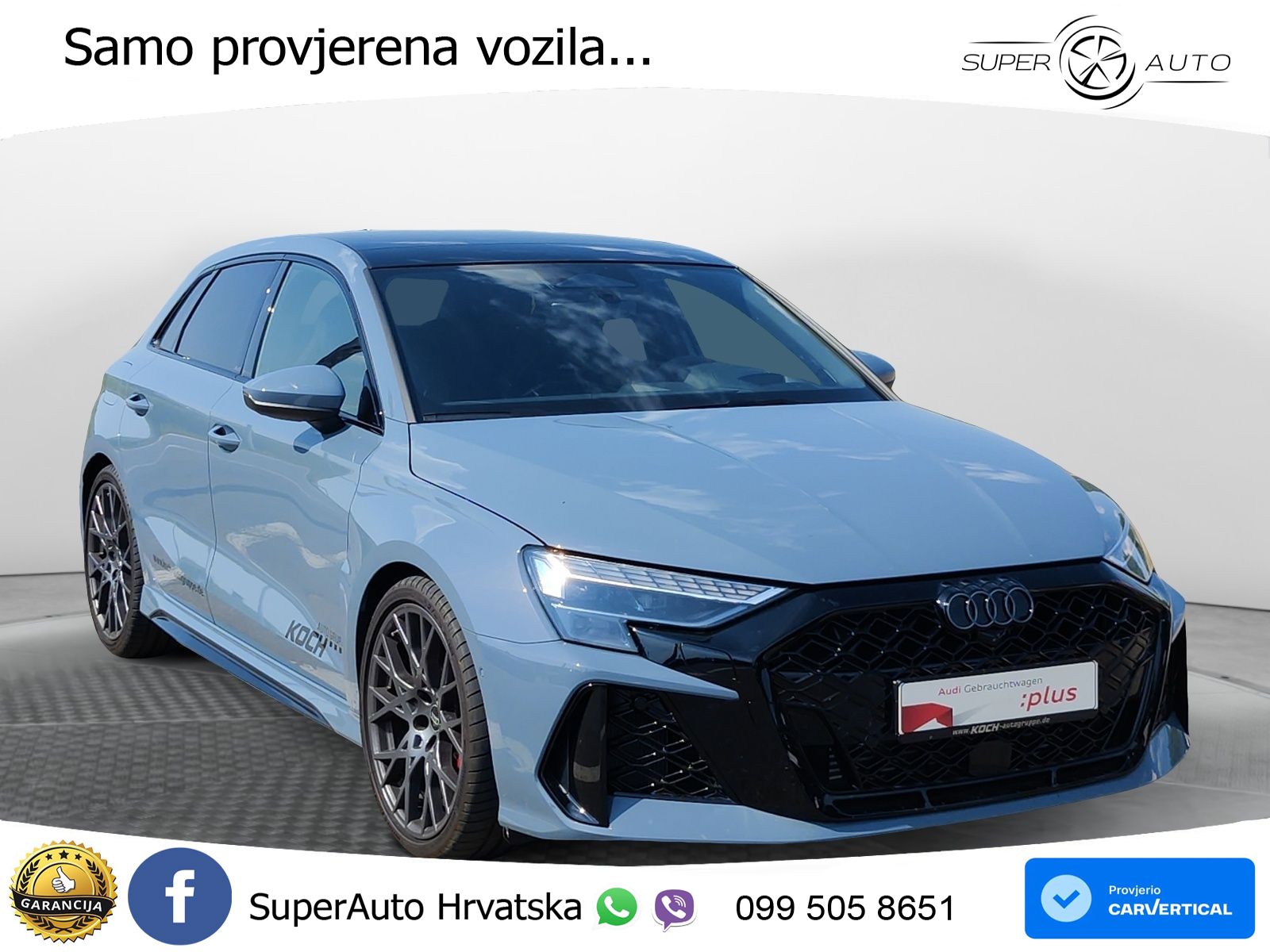 Audi RS3 Sportback 2.5 TFSI (400 KS) quattro S tronic LED+GR SJED+ACC
