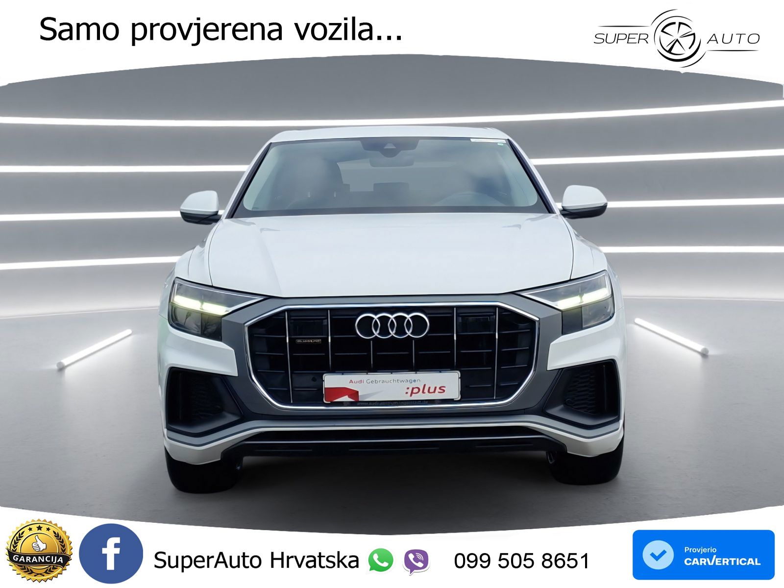 Audi Q8 55 TFSIe V6 (381 KS) quattro tiptronic S line LED+GR SJED+ACC