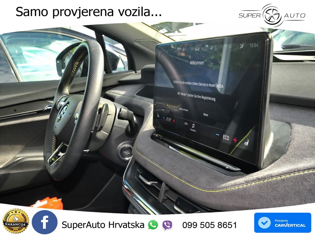 Škoda Enyaq Coupe iV RS 82 kWh (299 KS) AWD Lounge LED+GR SJED+ACC