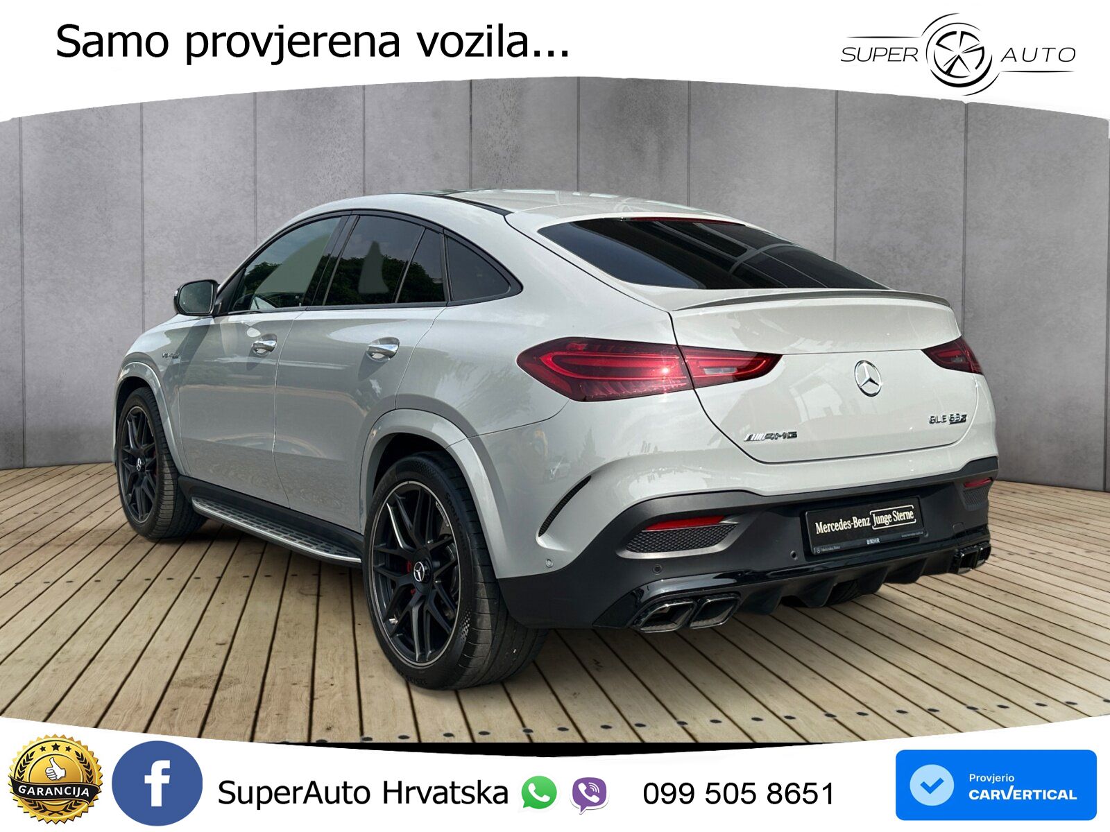 Mercedes AMG GLE Coupe 63 S V8 (612 KS) EQ Boost 4MATIC+ AMG SPEEDSHIFT TCT 9G LED+GR SJED+ACC