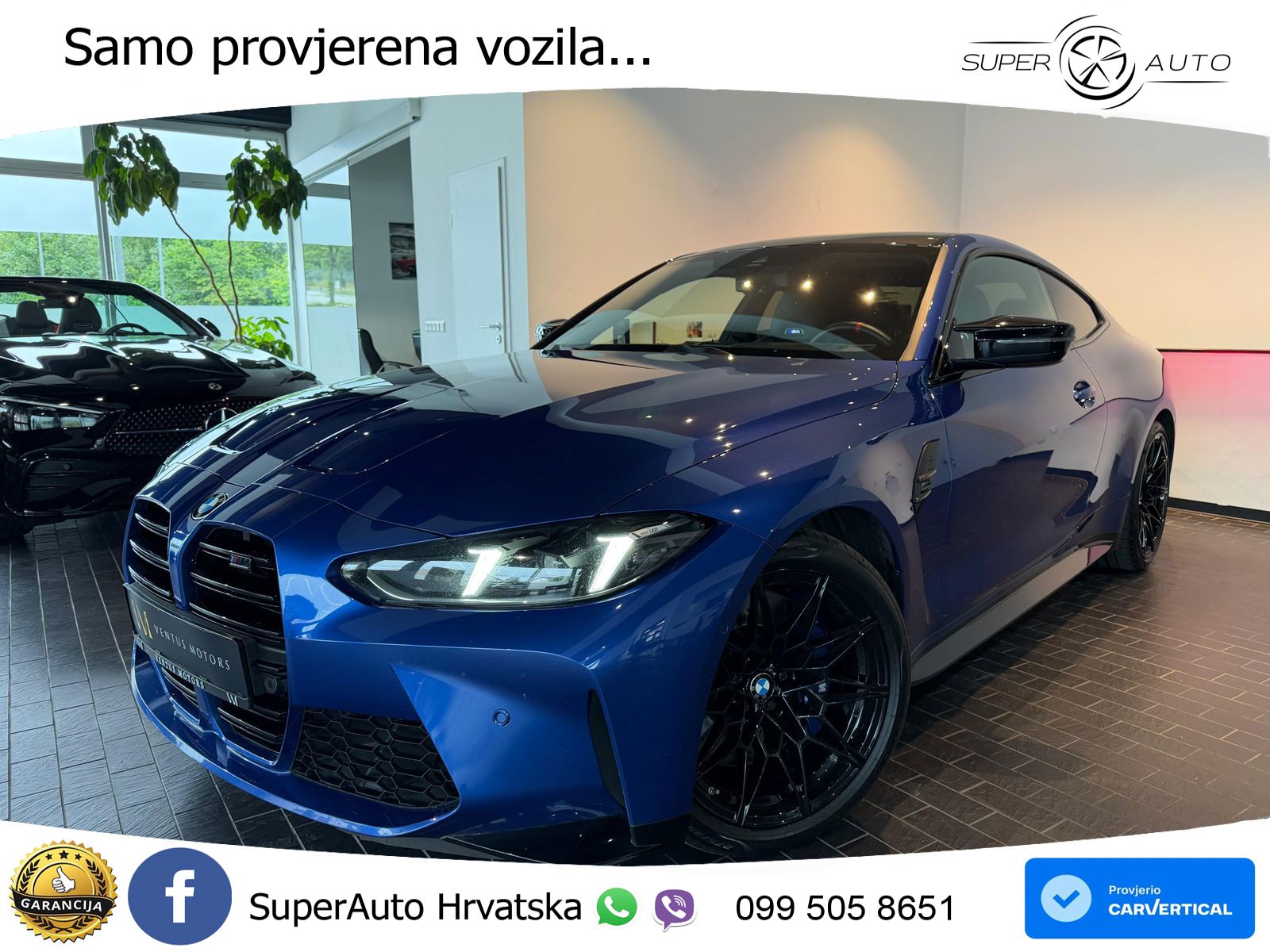 BMW M4 Competition 3.0 (530 KS) xDrive Steptronic LED+GR SJED+ACC
