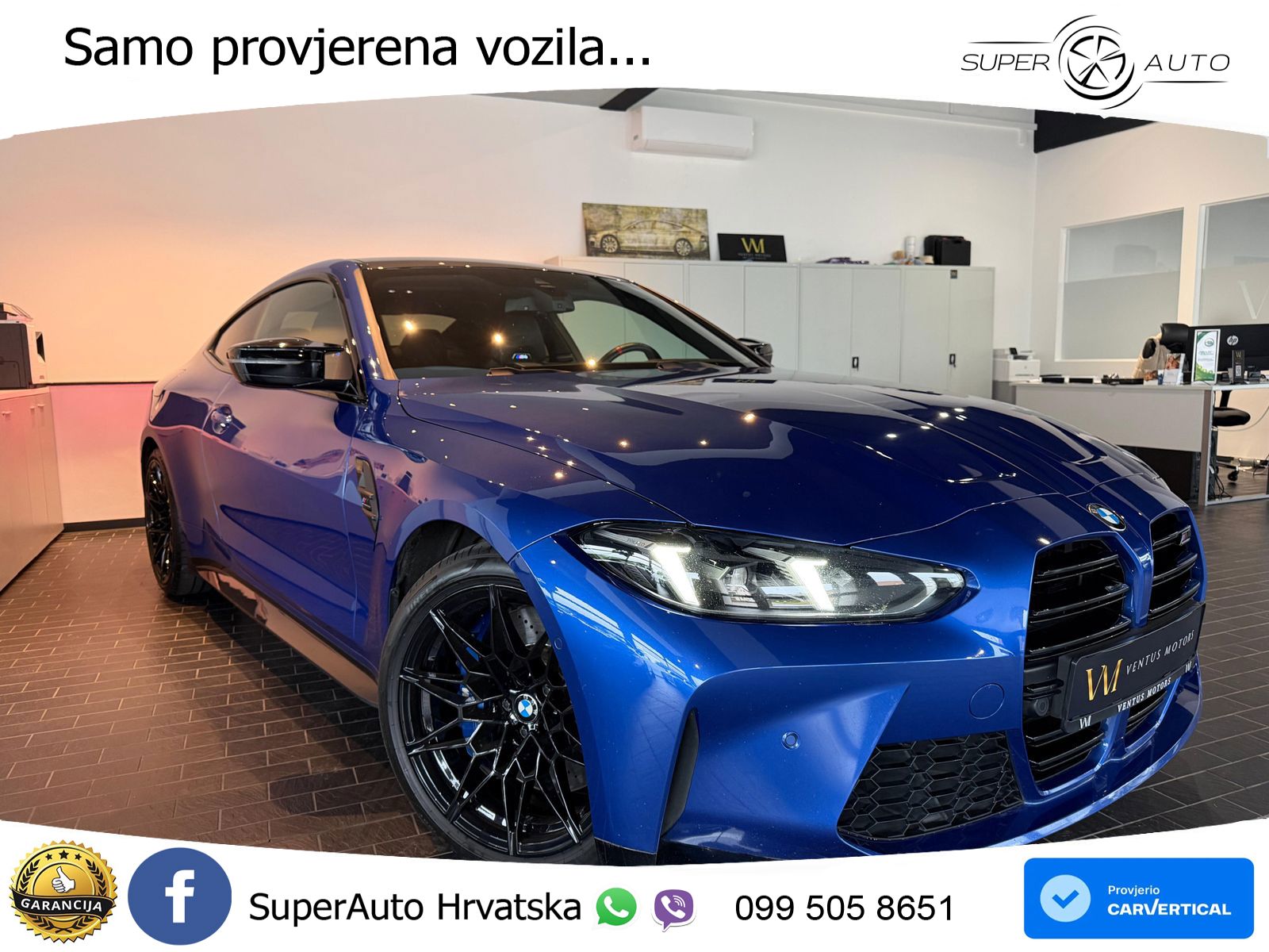 BMW M4 Competition 3.0 (530 KS) xDrive Steptronic LED+GR SJED+ACC